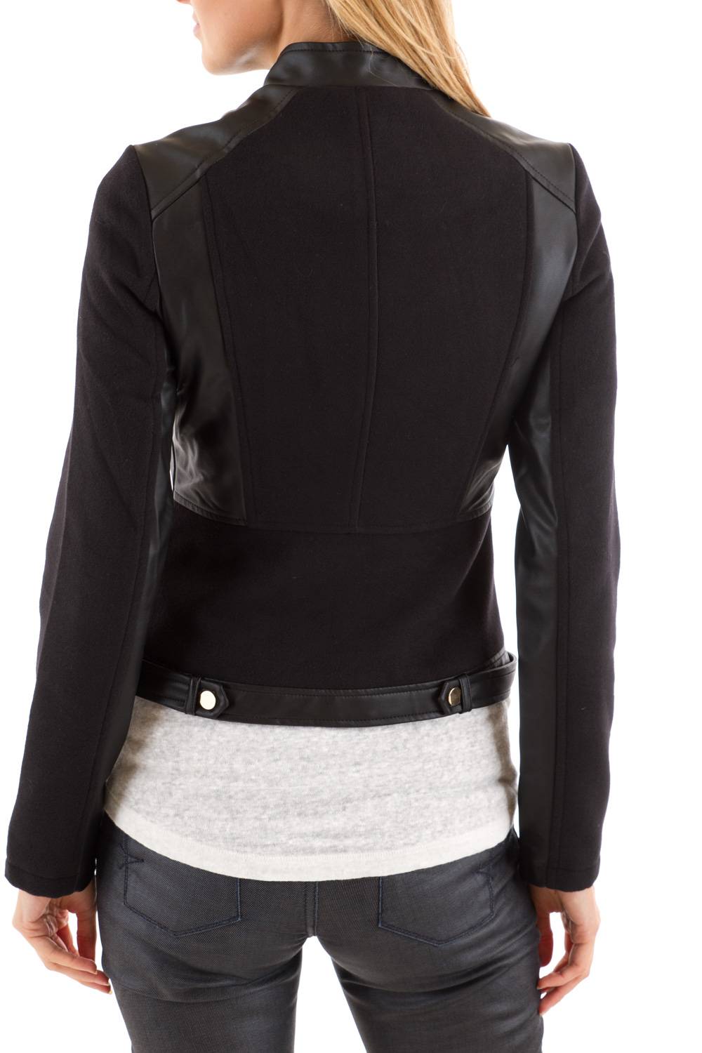 Women's polyester jacket Arturo Black - Image n°5