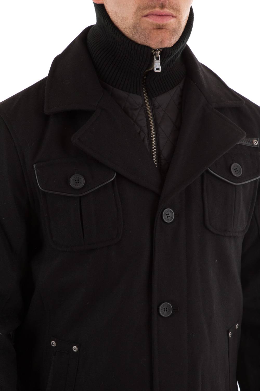 Men's textile jacket Gipsy Black for Men - Image n°3