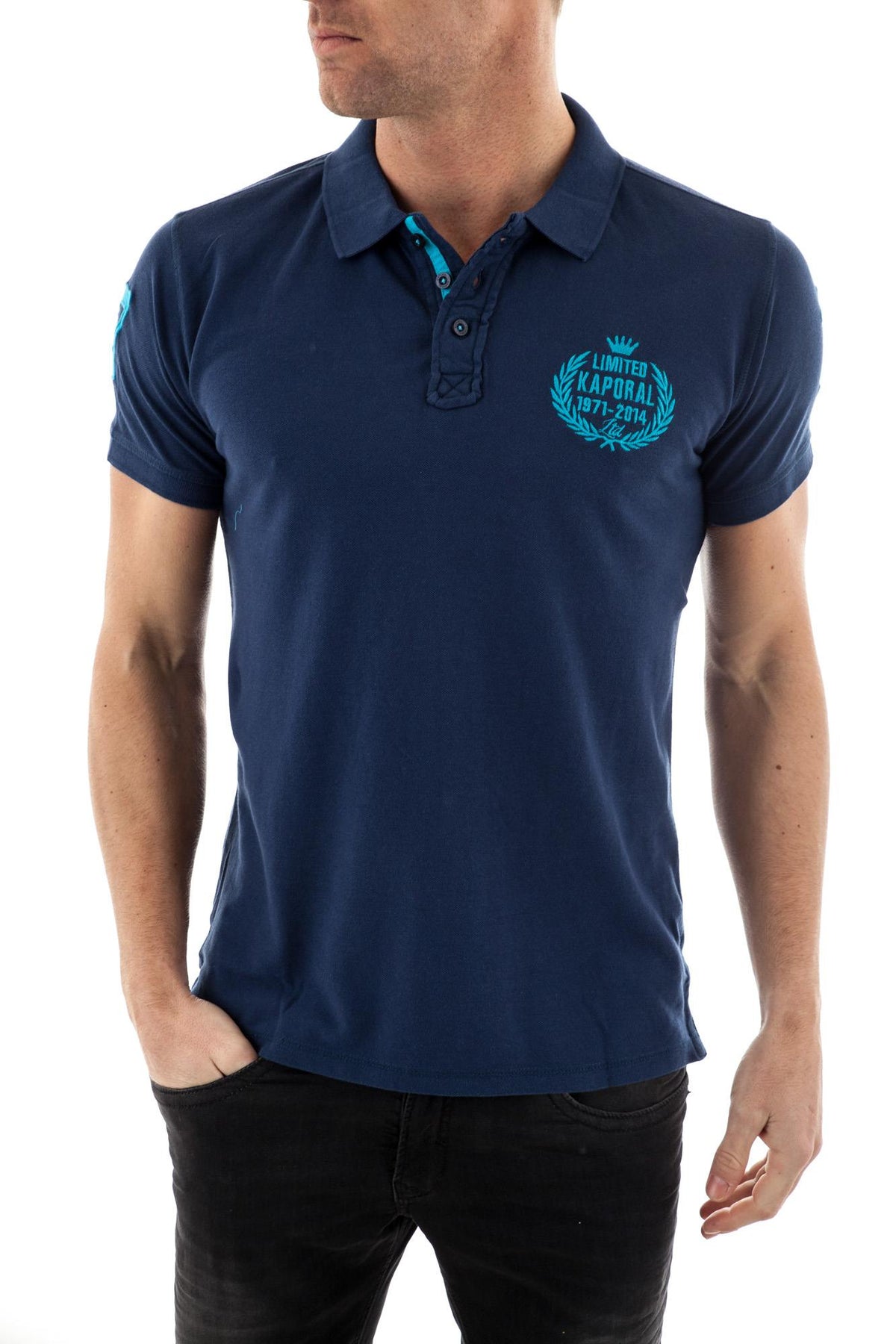  Kaporal Blue cotton polo shirt - Image n°1