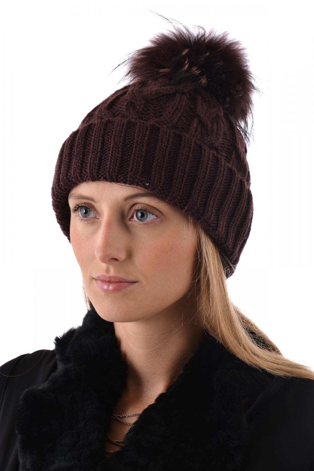  Oakwood purple woven wool hat - Image n°1