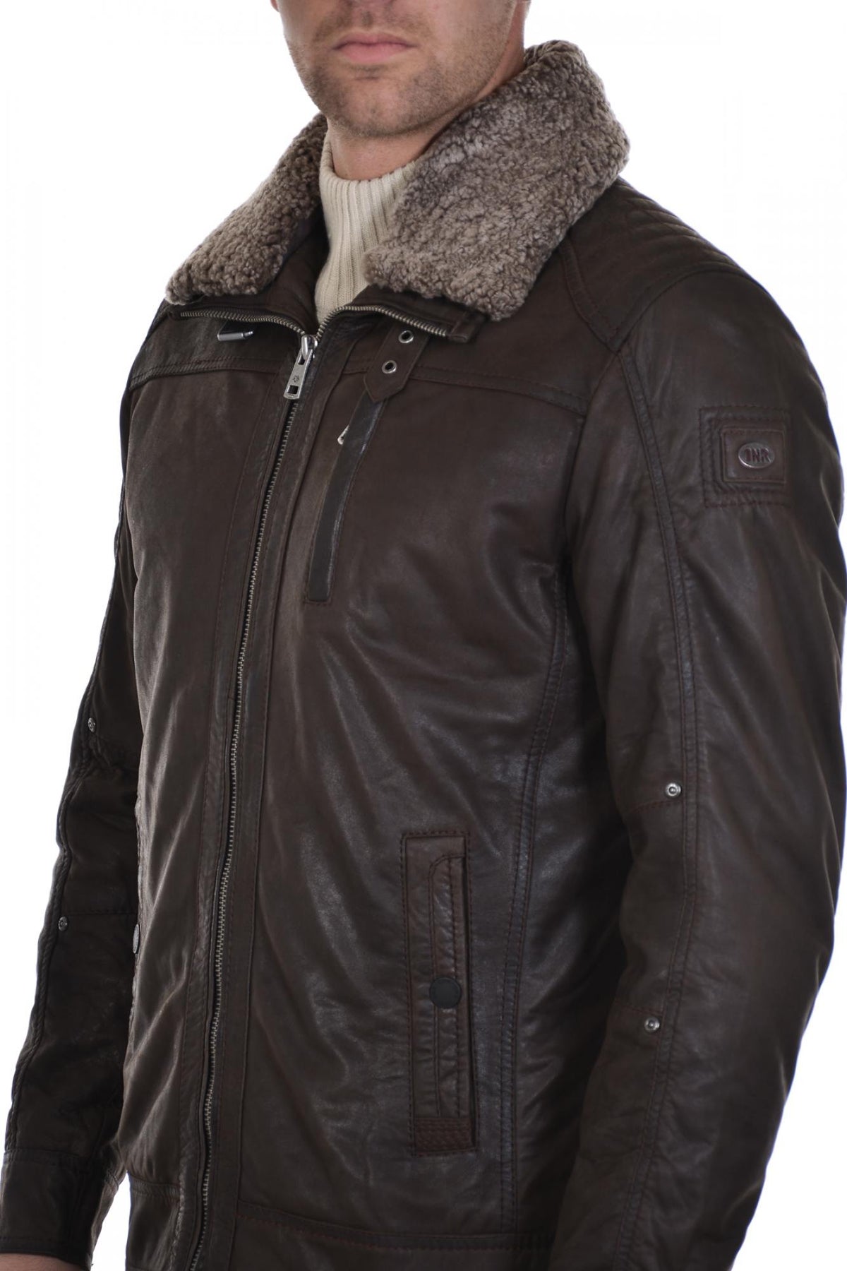  Donders men's sheepskin leather jacket - Image n°4