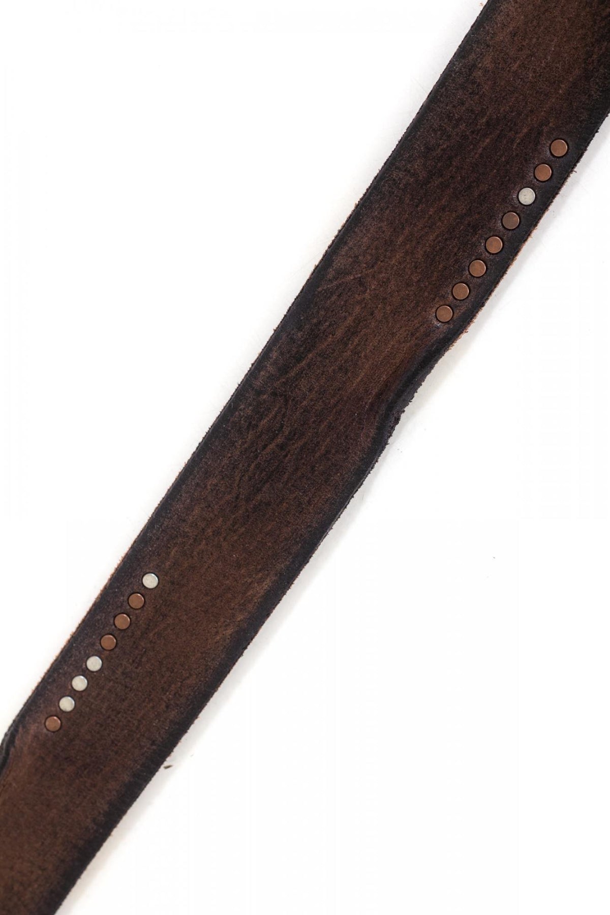 Vanzetti belt in brown cowhide leather - Image n°2