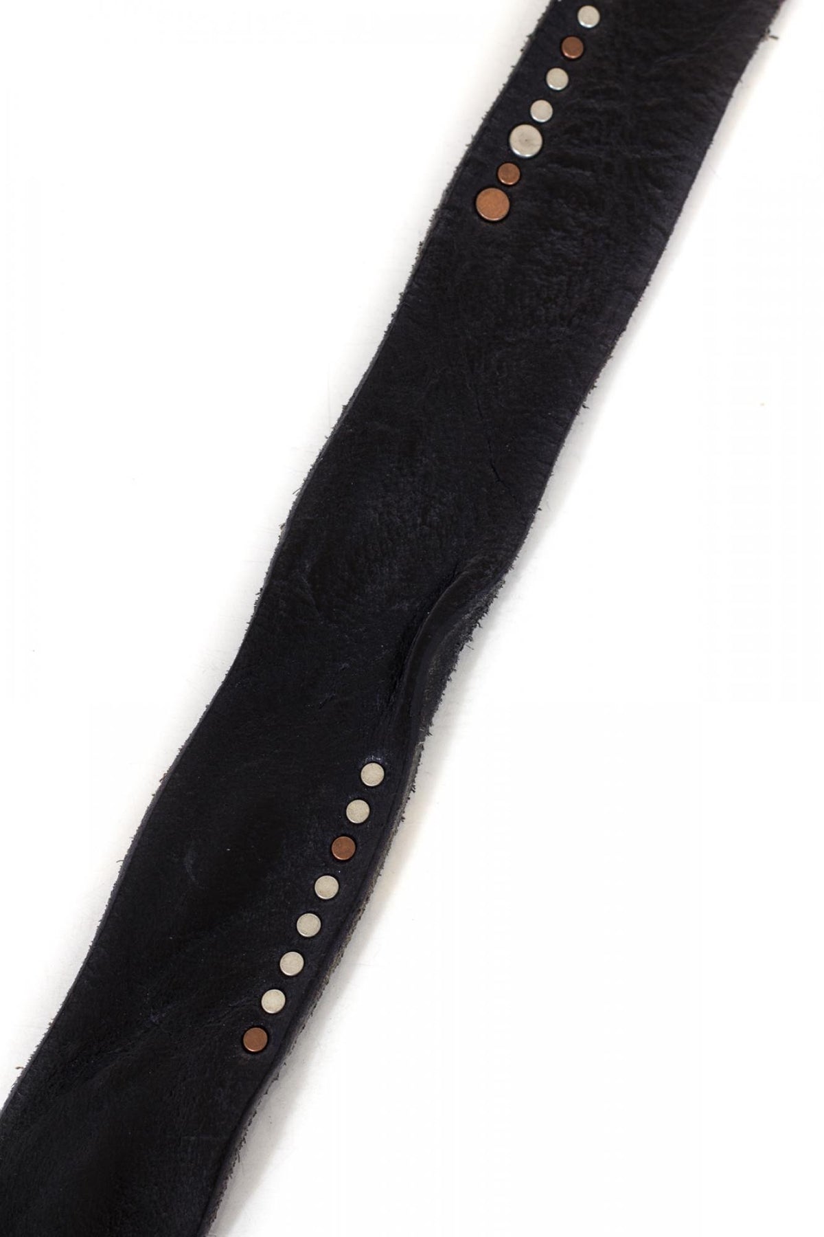 Vanzetti belt in black cowhide leather - Image n°2