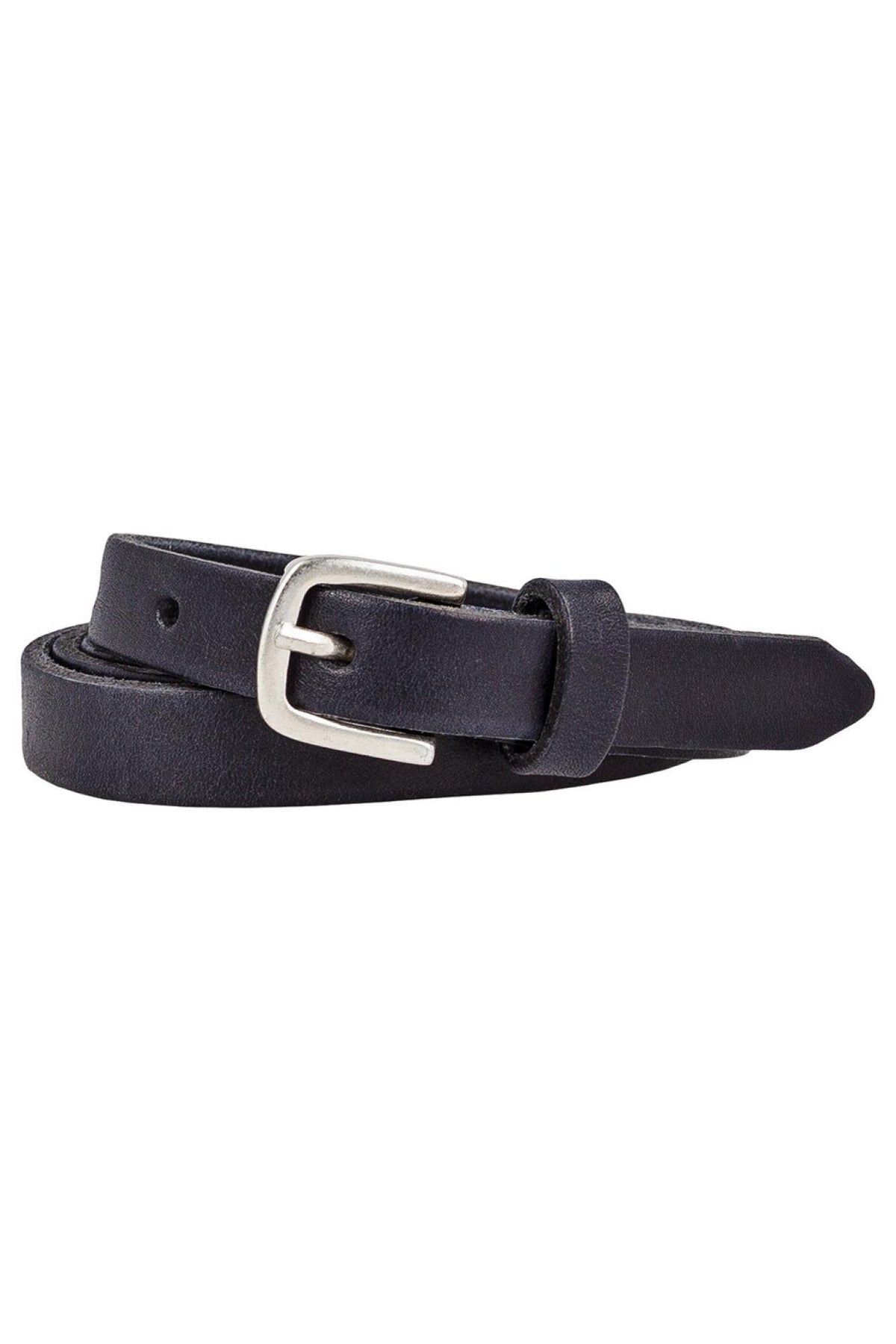 Vanzetti women's black leather belt - Image n°1