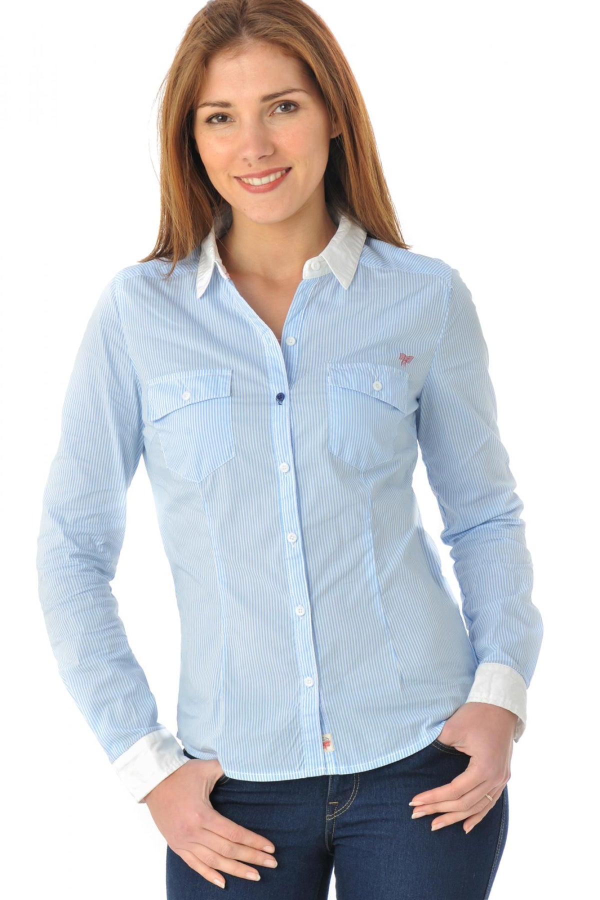 Blue and white kaporal shirt - Image n°4