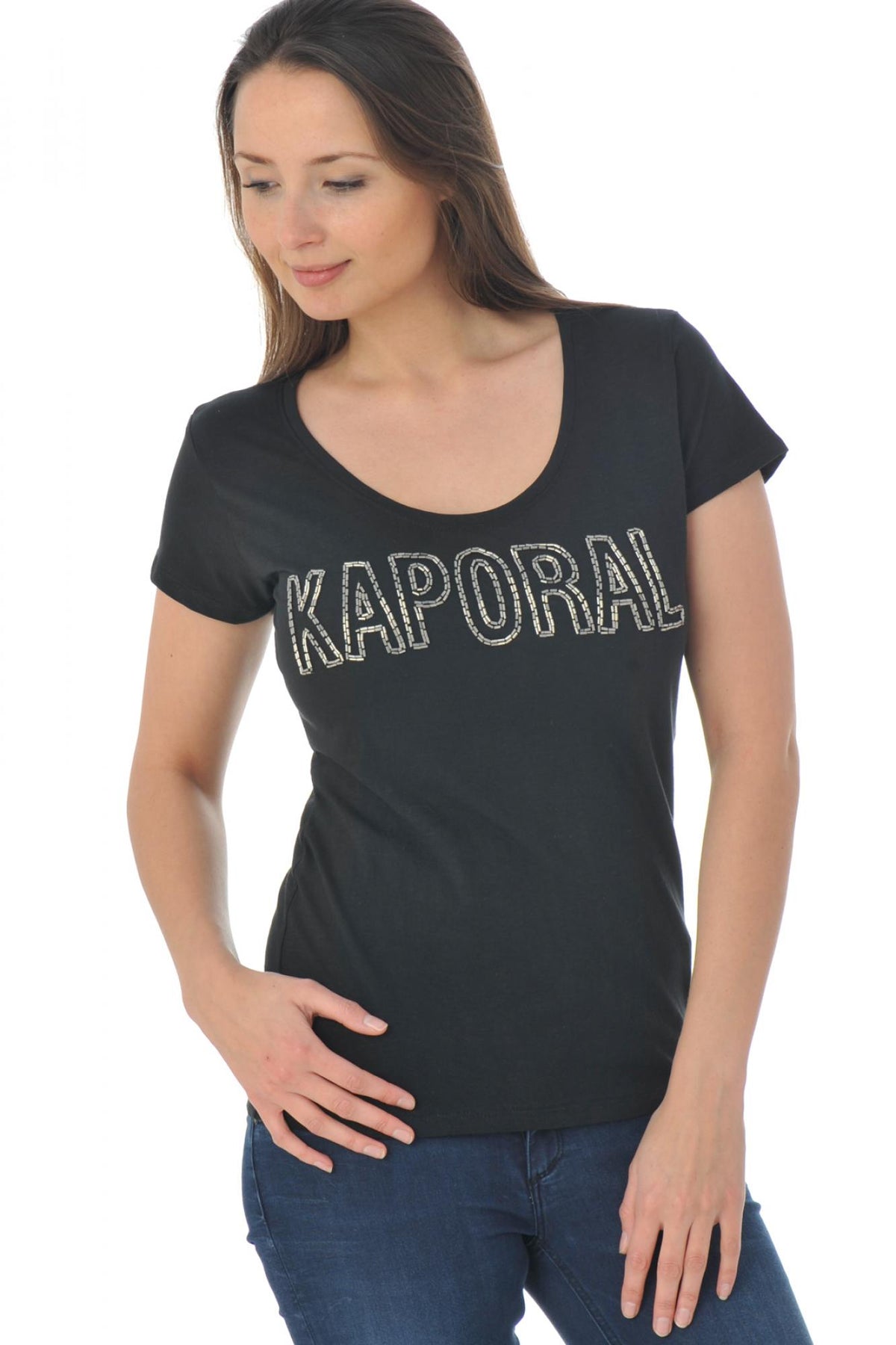 Black Kaporal women's top - Image n°1