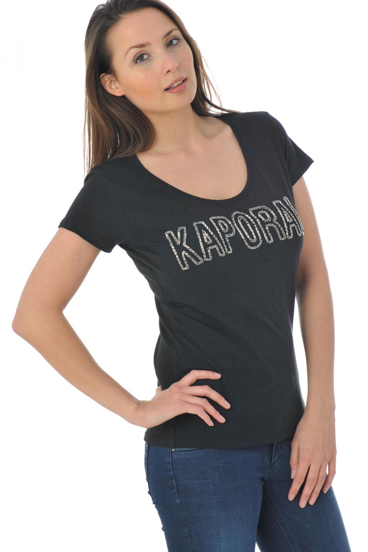 Black Kaporal women's top - Image n°3