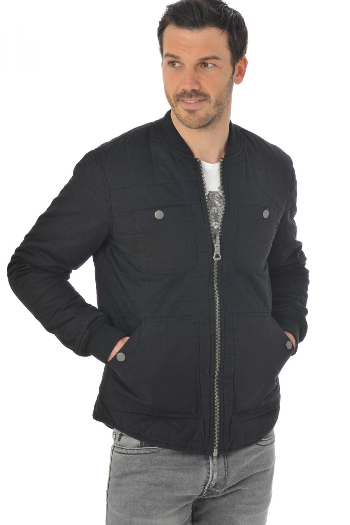 Black Kaporal reversible jacket - Image n°1