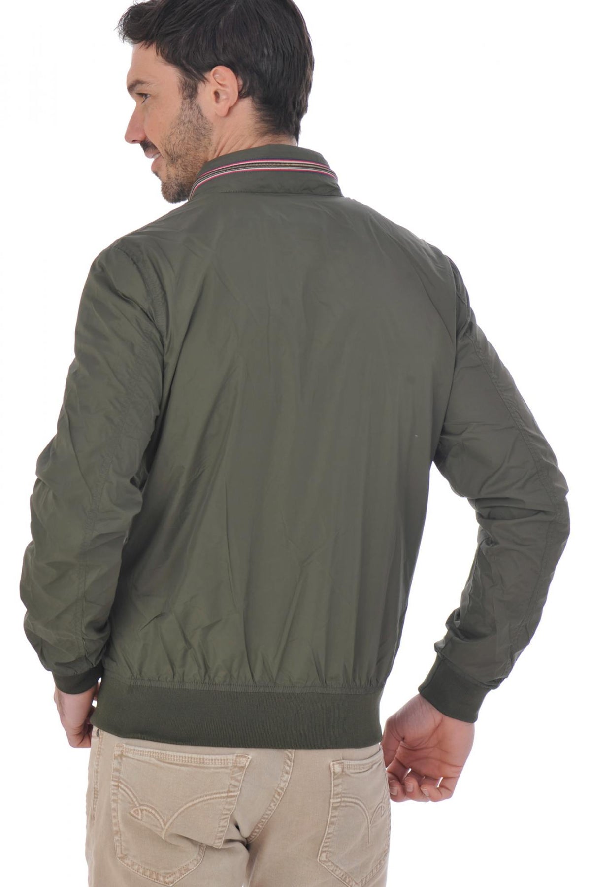 Schott khaki nylon jacket - Image n°6