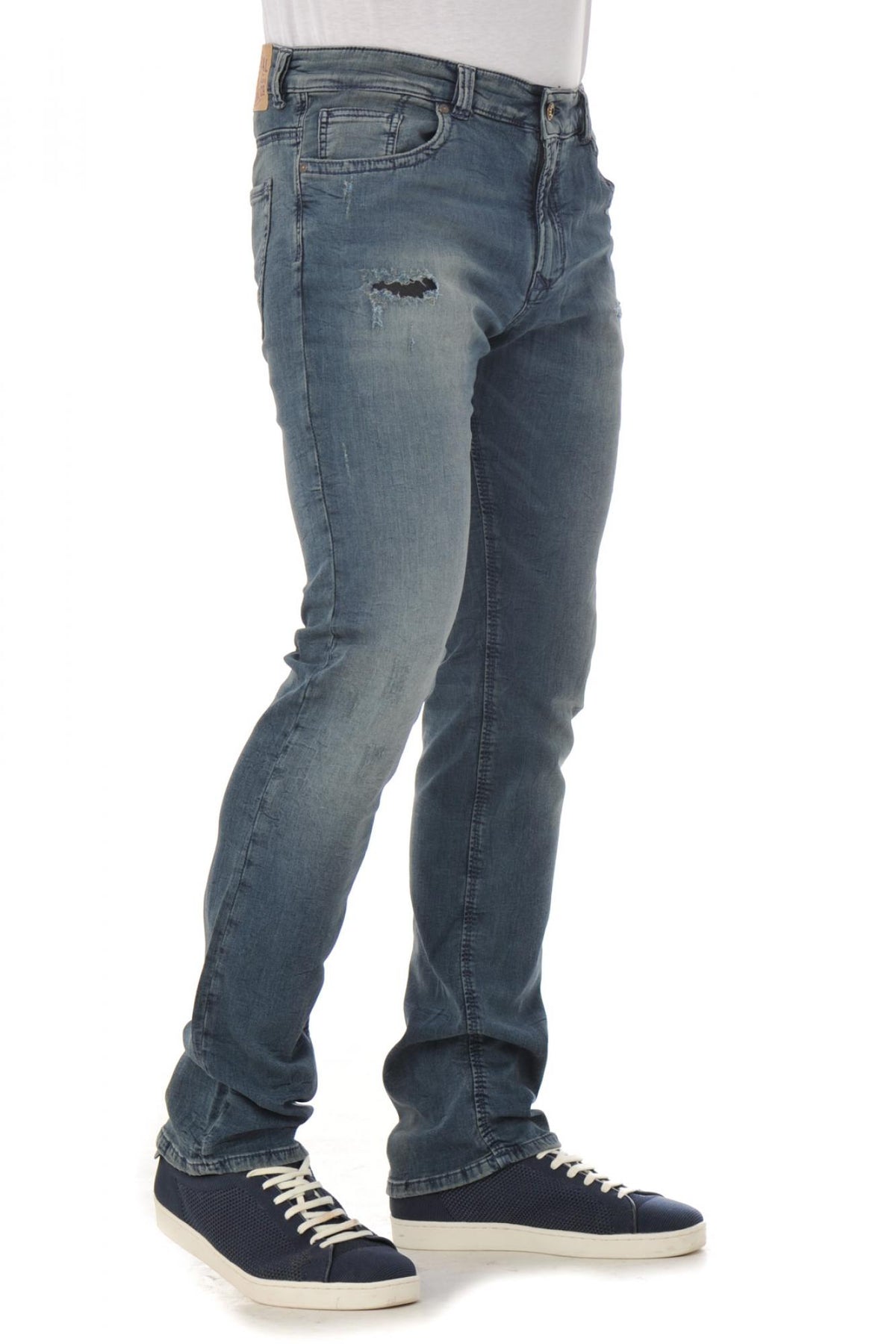  Kaporal men's worn-effect slim jeans - Image n°1