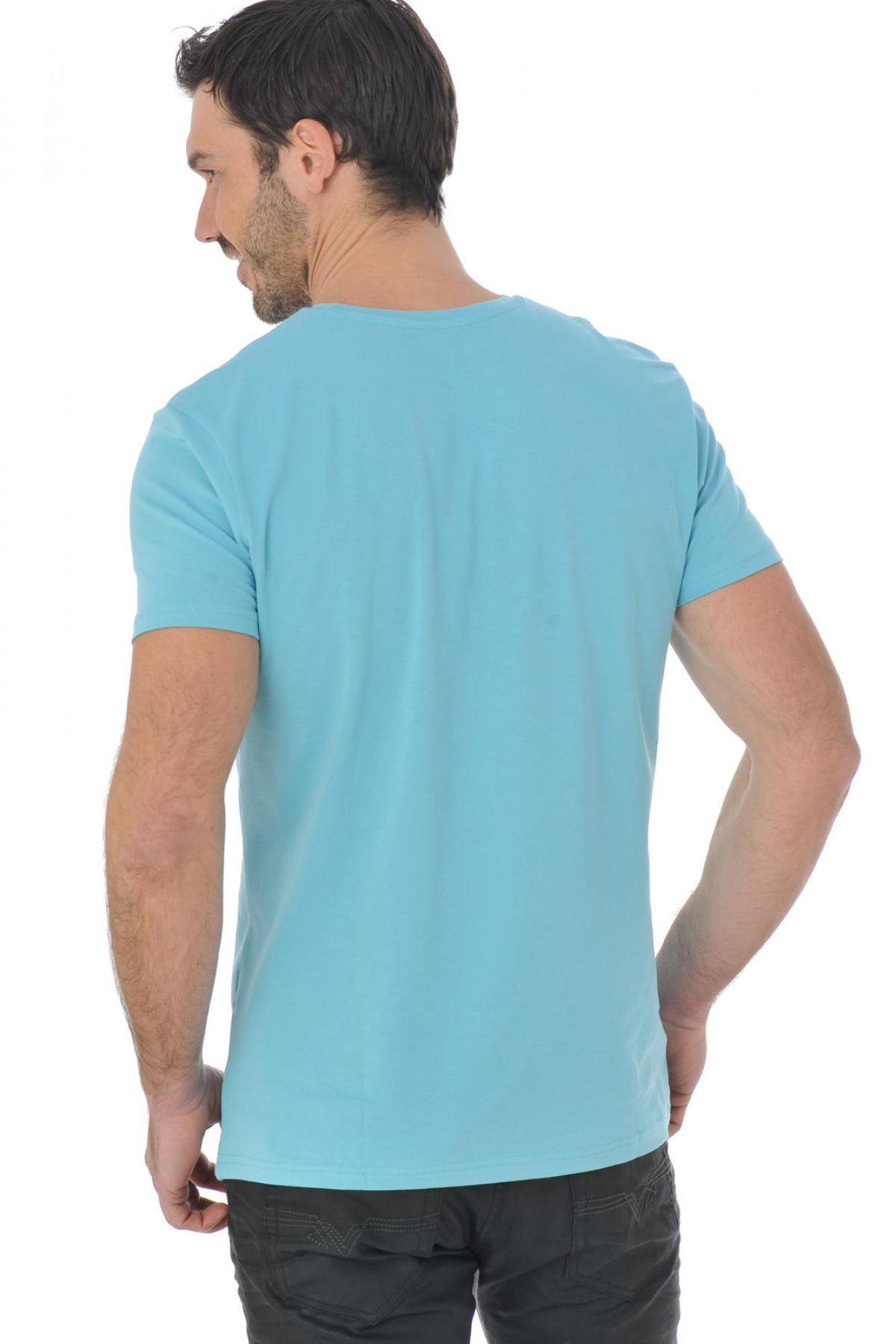 Pack of 2 blue and white Kaporal t-shirts - Image n°5