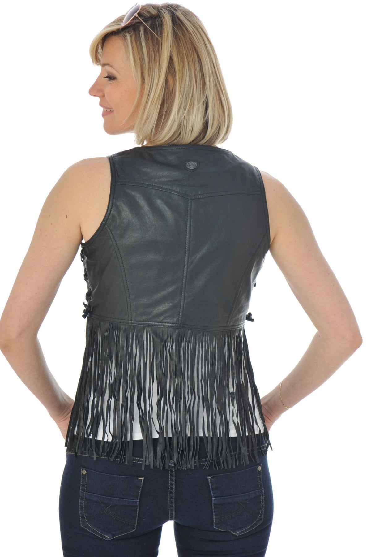  Fringed sleeveless vest - Image n°5