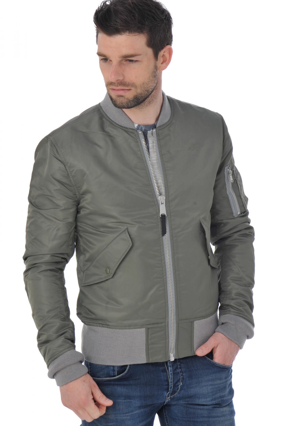 Schott khaki bombers - Image n°1