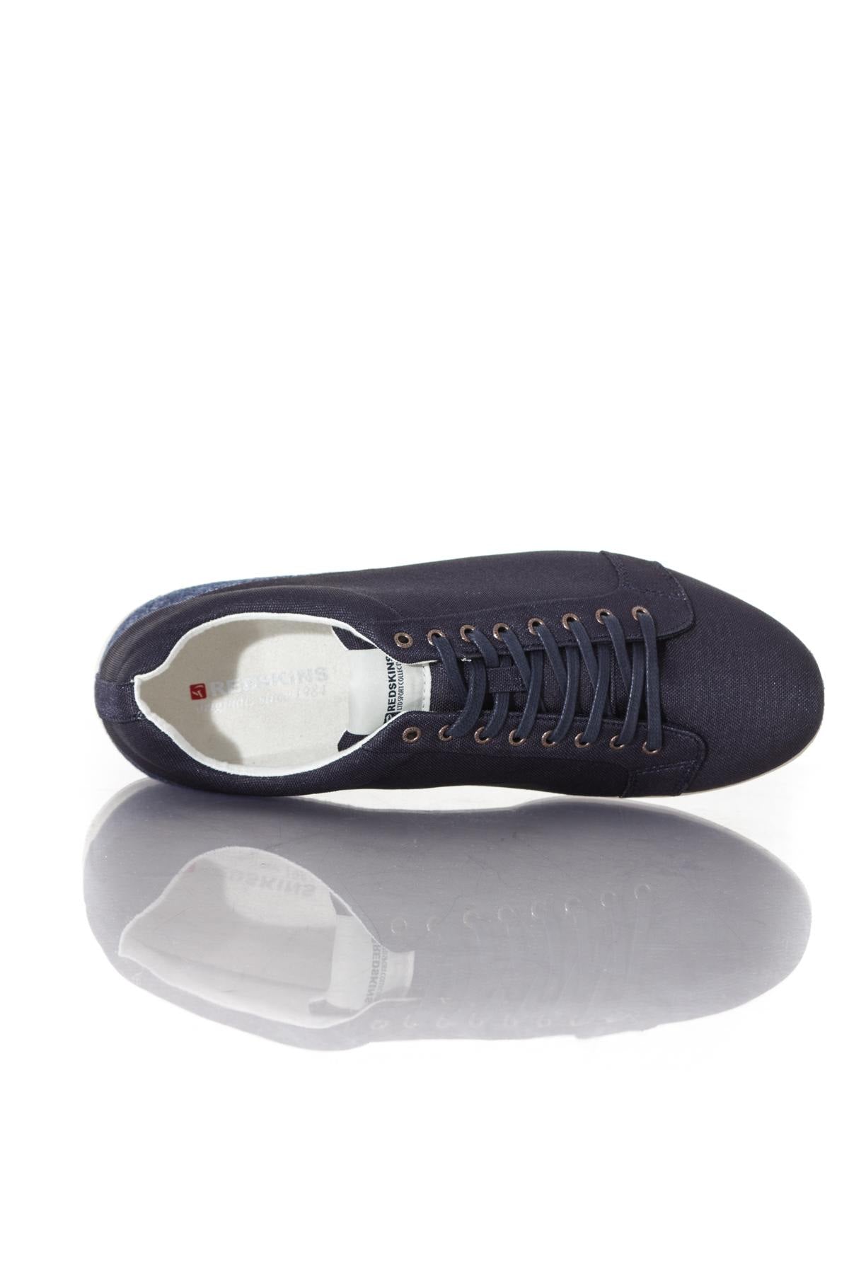 Blue Redskins canvas sneakers for Men - Image n°3