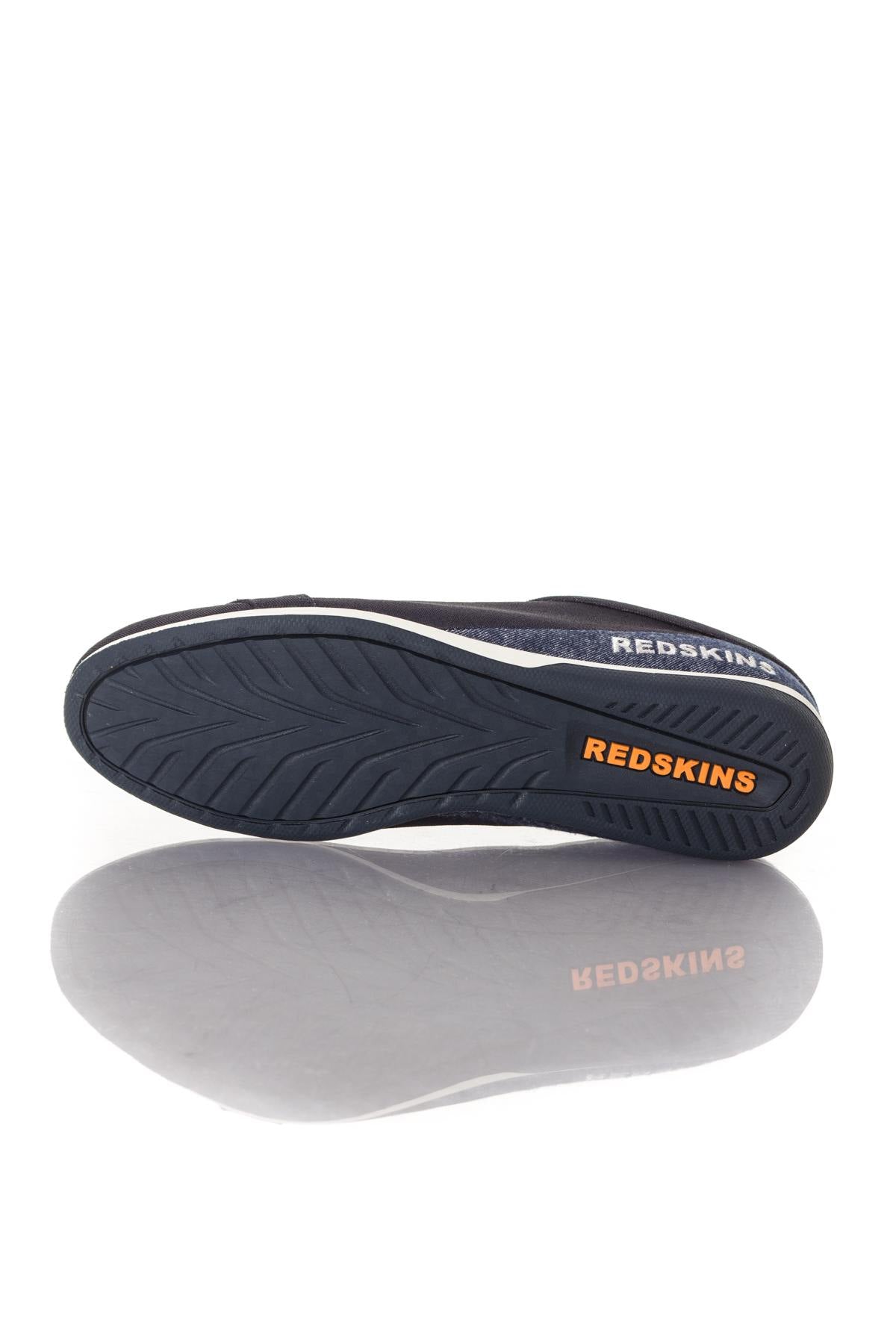 Blue Redskins canvas sneakers for Men - Image n°4