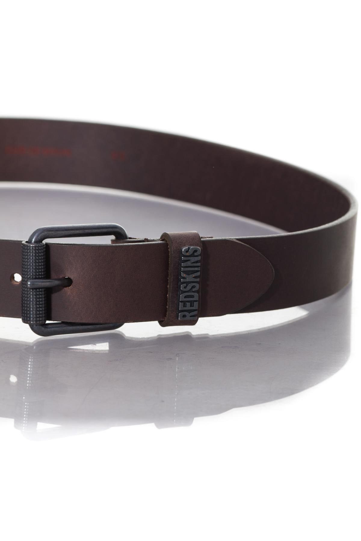 Redskins men's brown leather belt - Image n°2