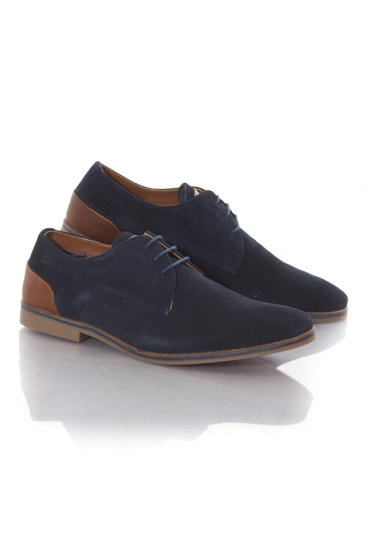  Redskins Navy Leather Derby - Image n°1