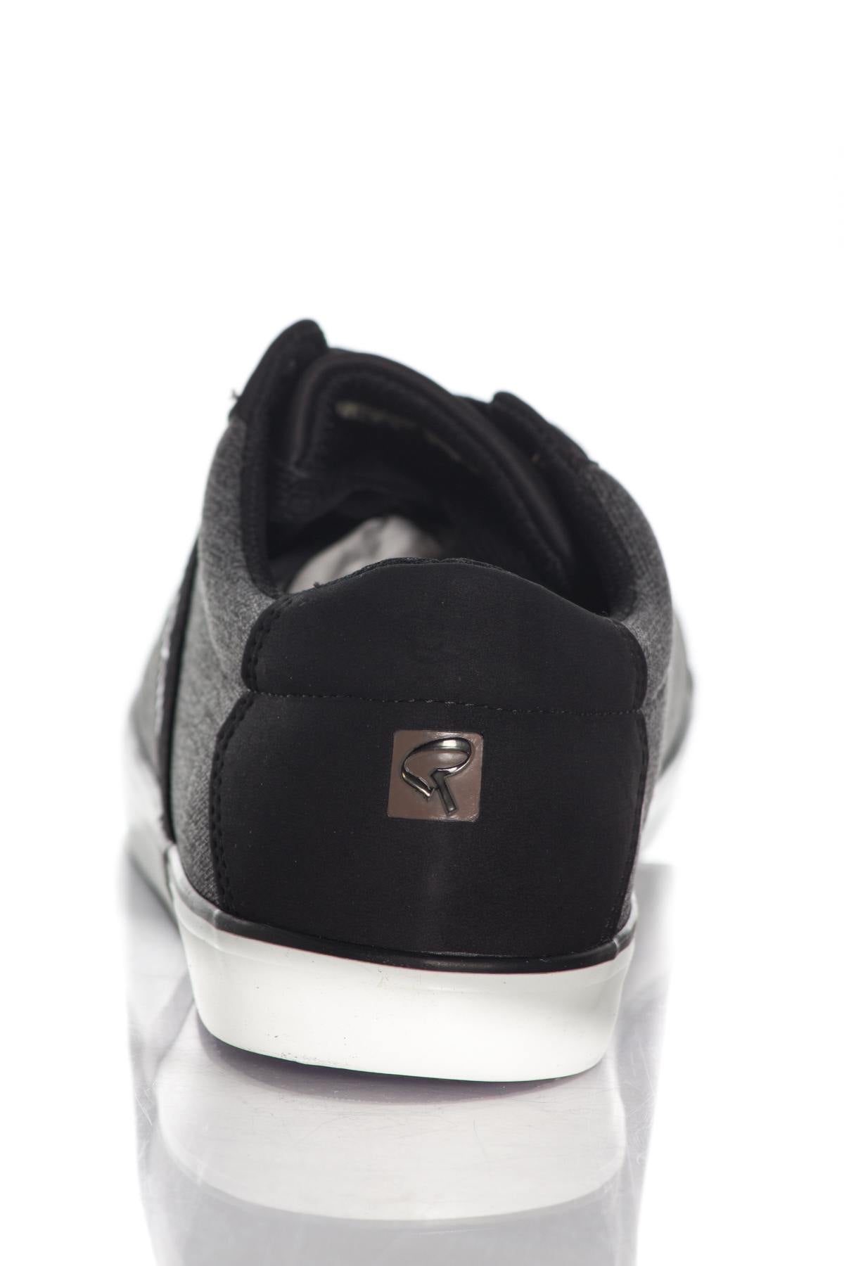 Black and heather gray Redskins sneakers - Image n°6