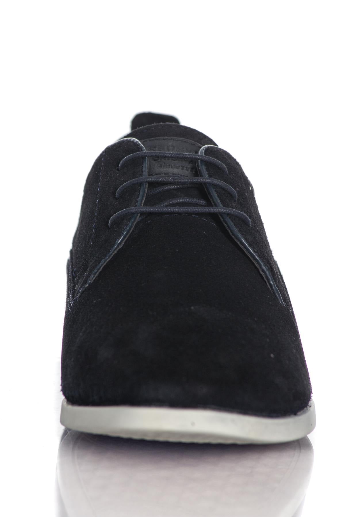  Navy blue suede derbies - Image n°5