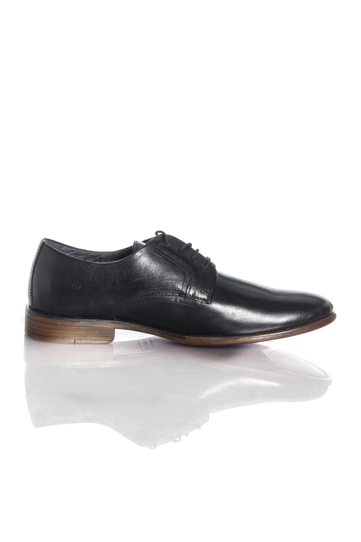 Redskins men's black leather derbies - Image n°2