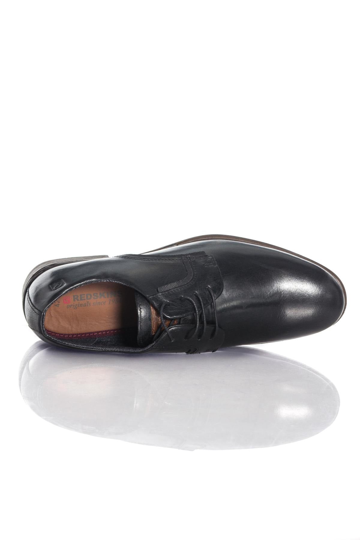 Redskins men's black leather derbies - Image n°3