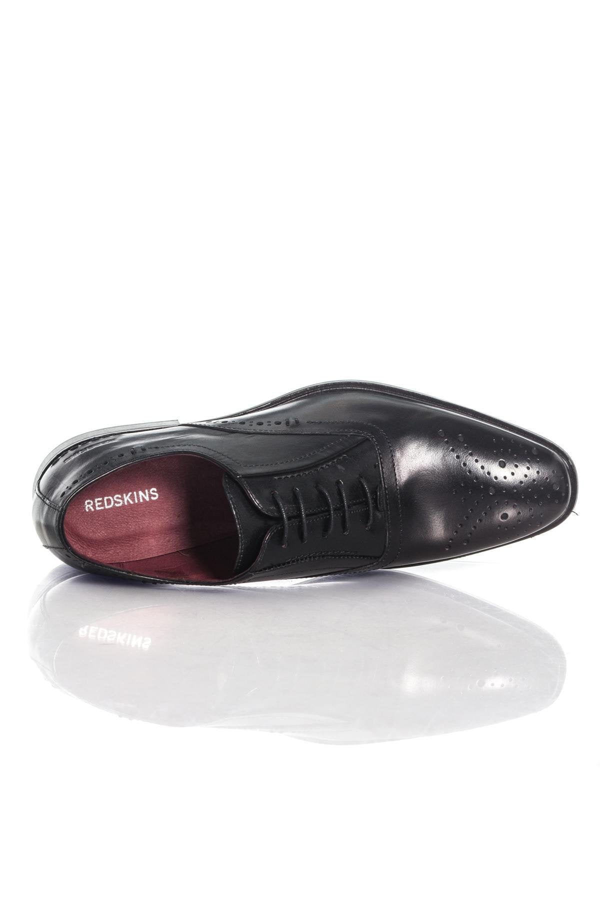 Redskins men's black leather brogues - Image n°3