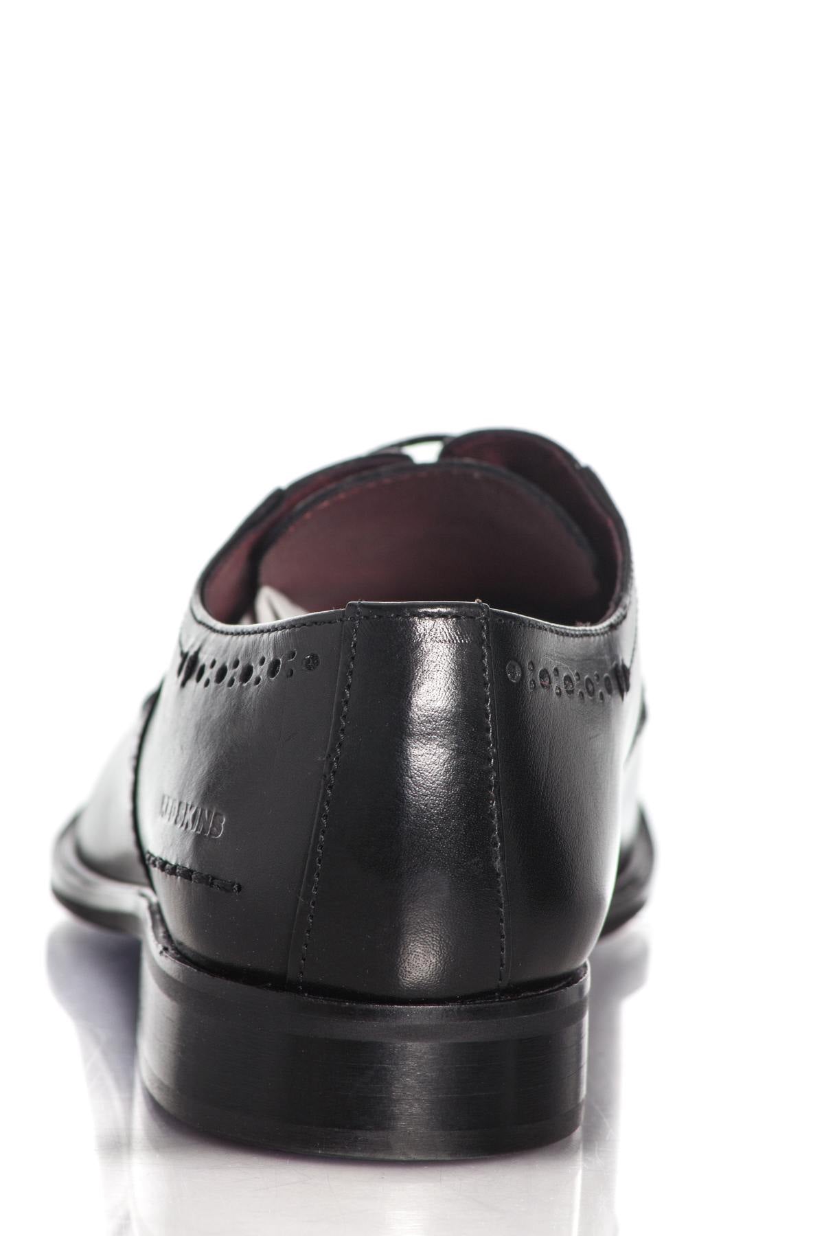 Redskins men's black leather brogues - Image n°6