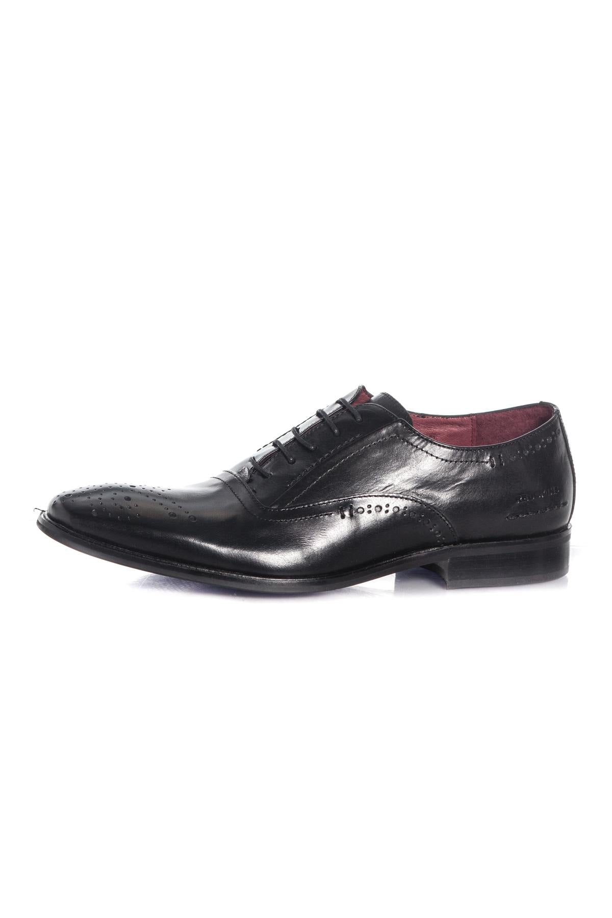 Redskins men's black leather brogues - Image n°7