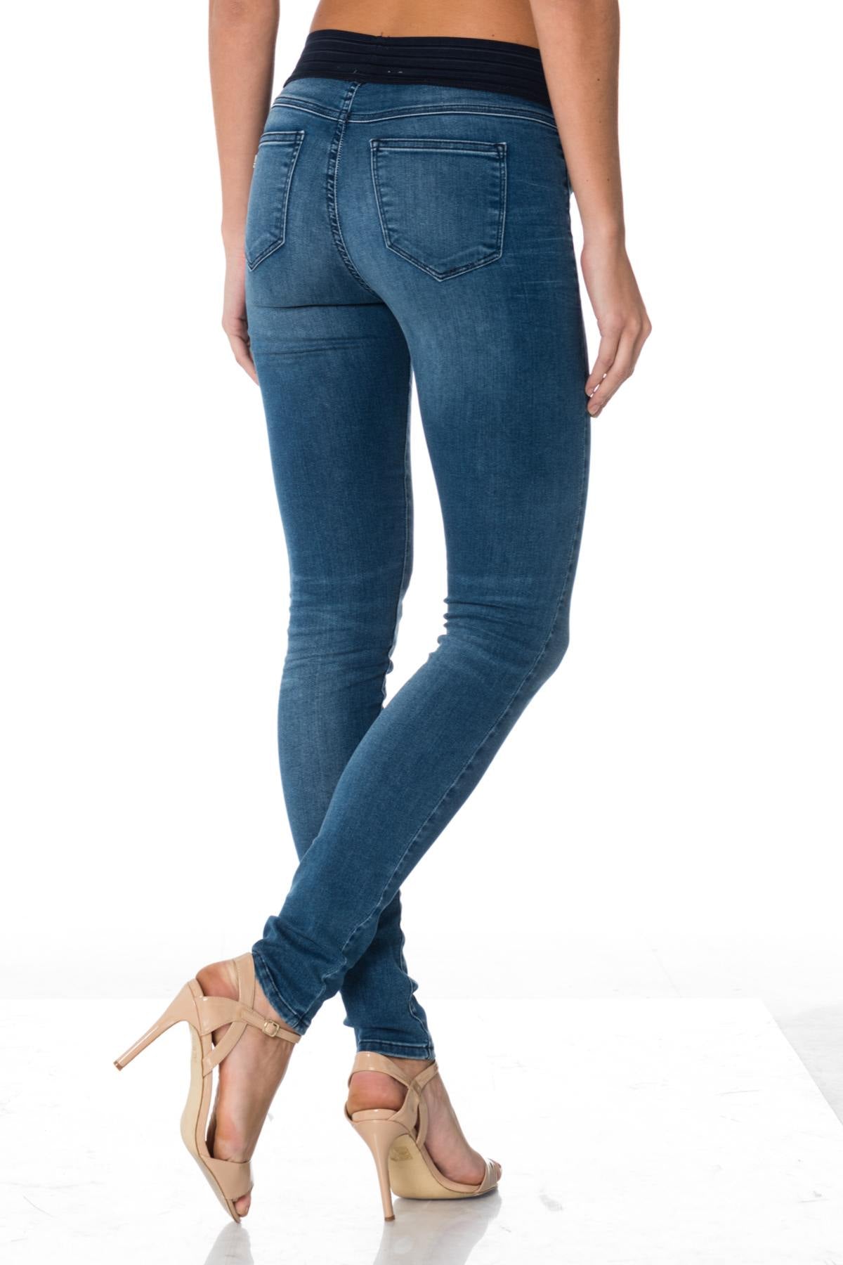 Kaporal women's blue stretch jeans - Image n°5