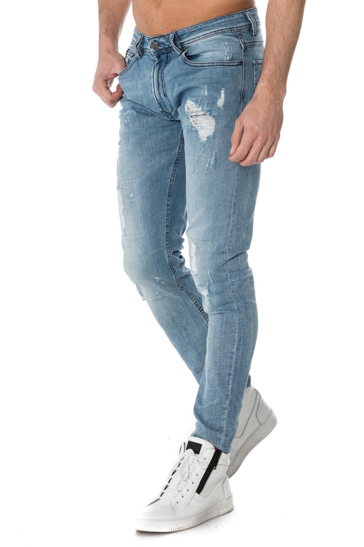 Kaporal men's jeans with destroyed effect - Image n°3