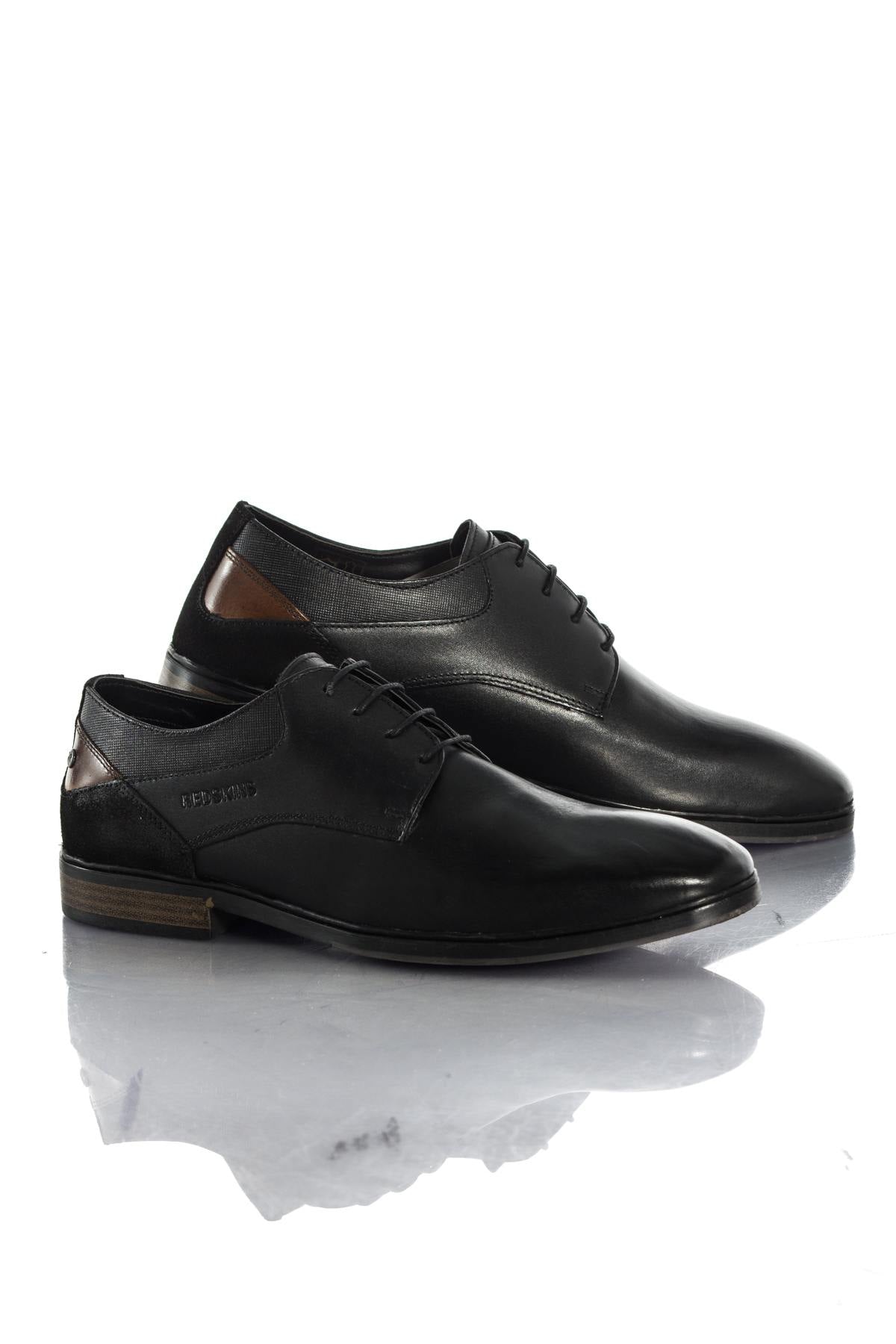 Redskins black leather derbies - Image n°1