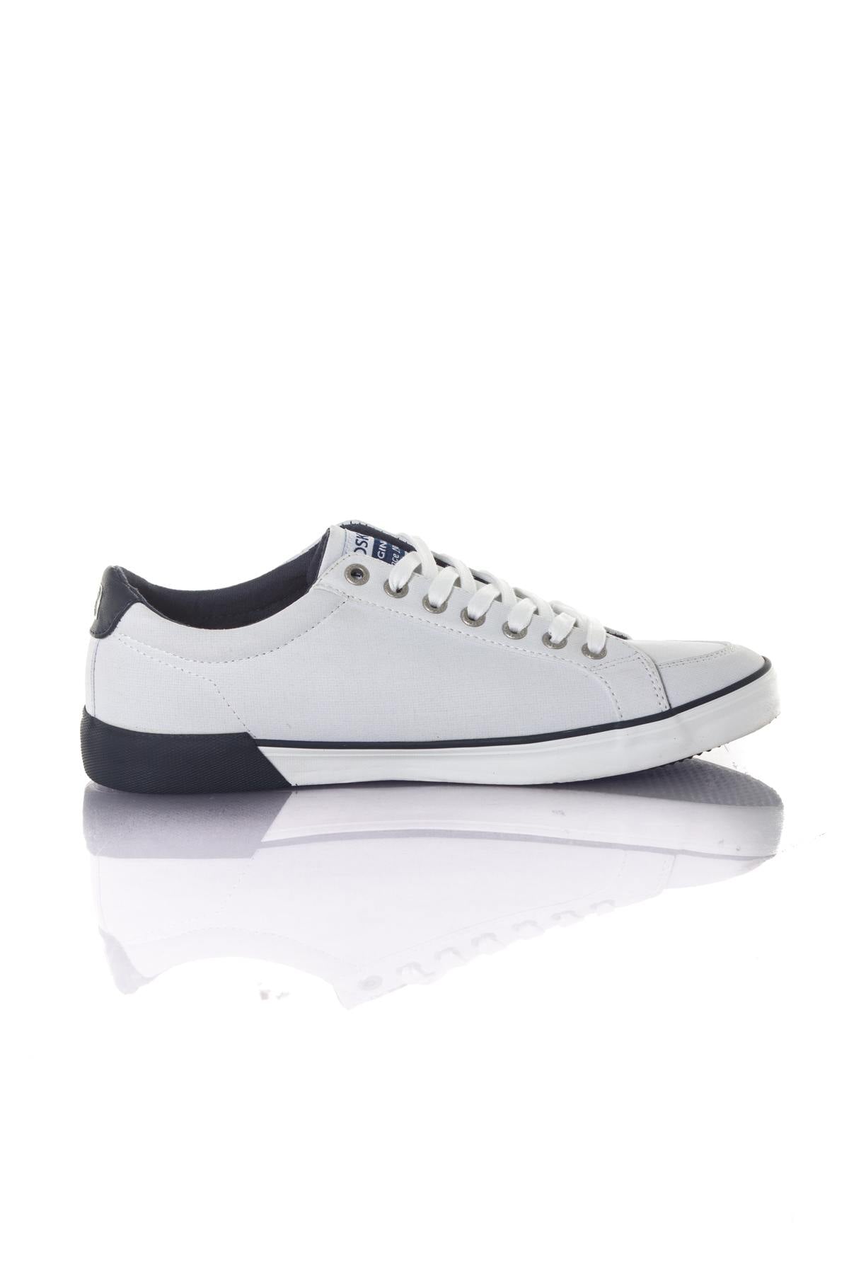  Navy white canvas sneakers - Image n°2