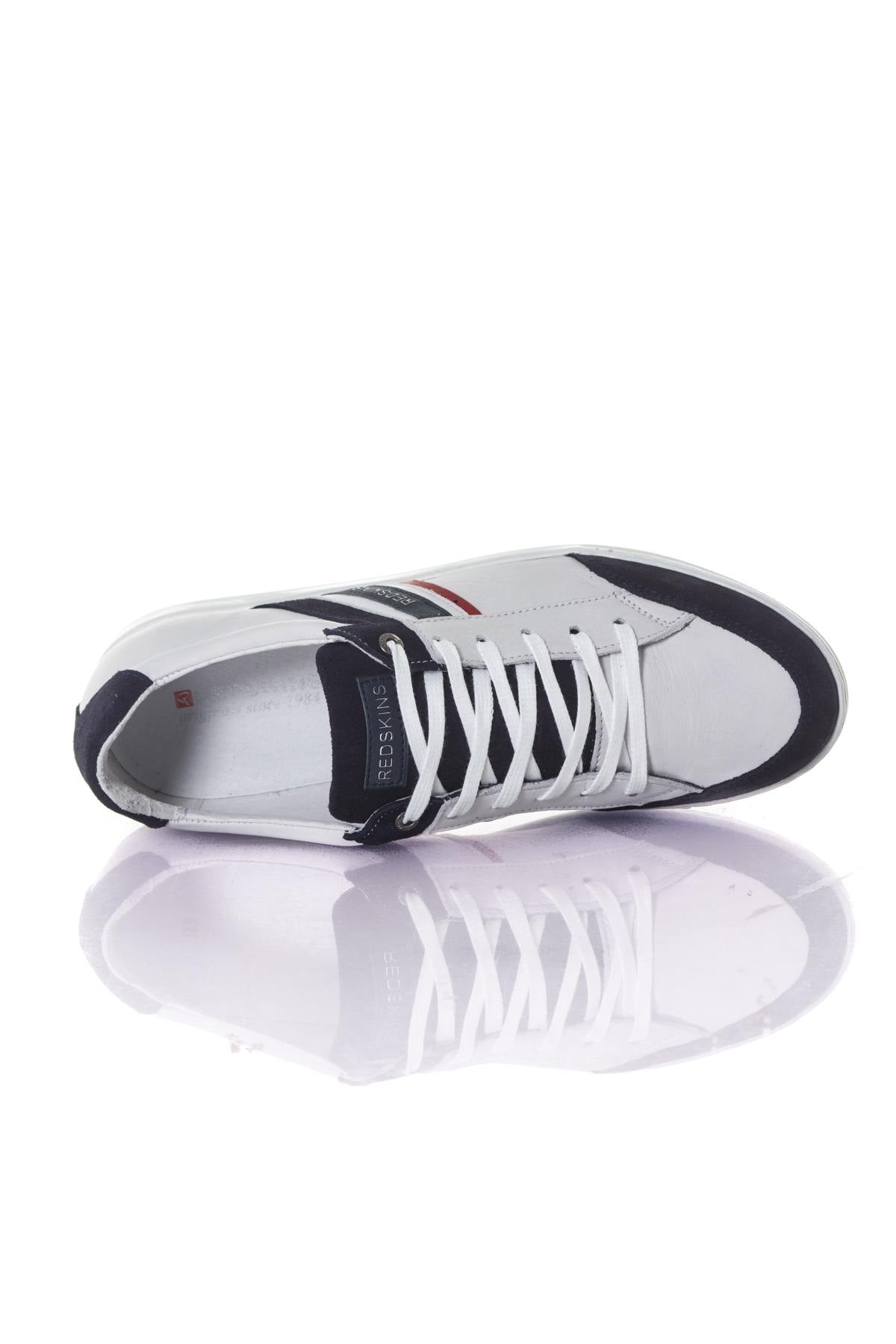  Navy white leather shoes - Image n°3