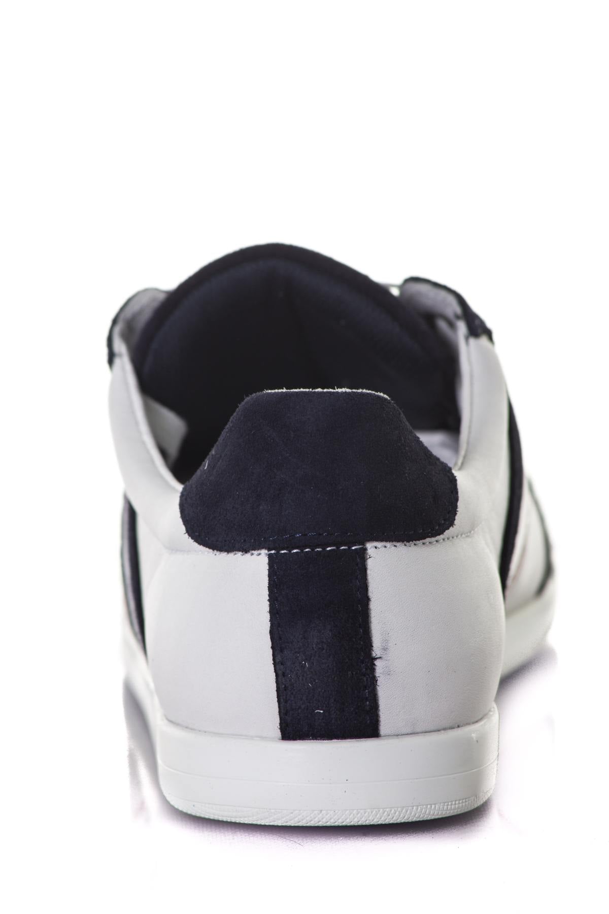  Navy white leather shoes - Image n°6