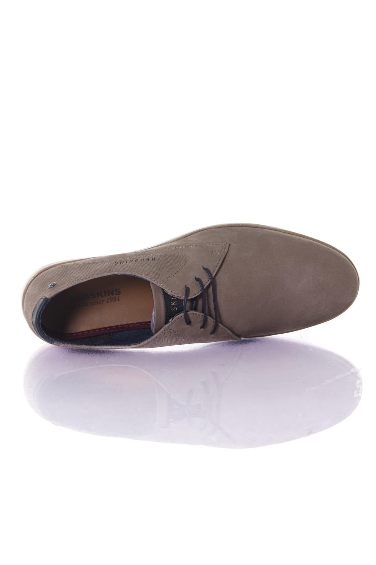  Navy taupe leather derbies - Image n°3