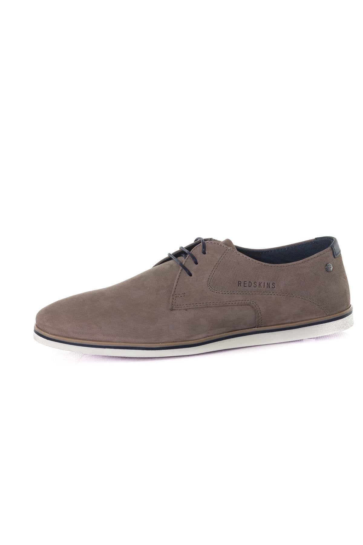  Navy taupe leather derbies - Image n°7