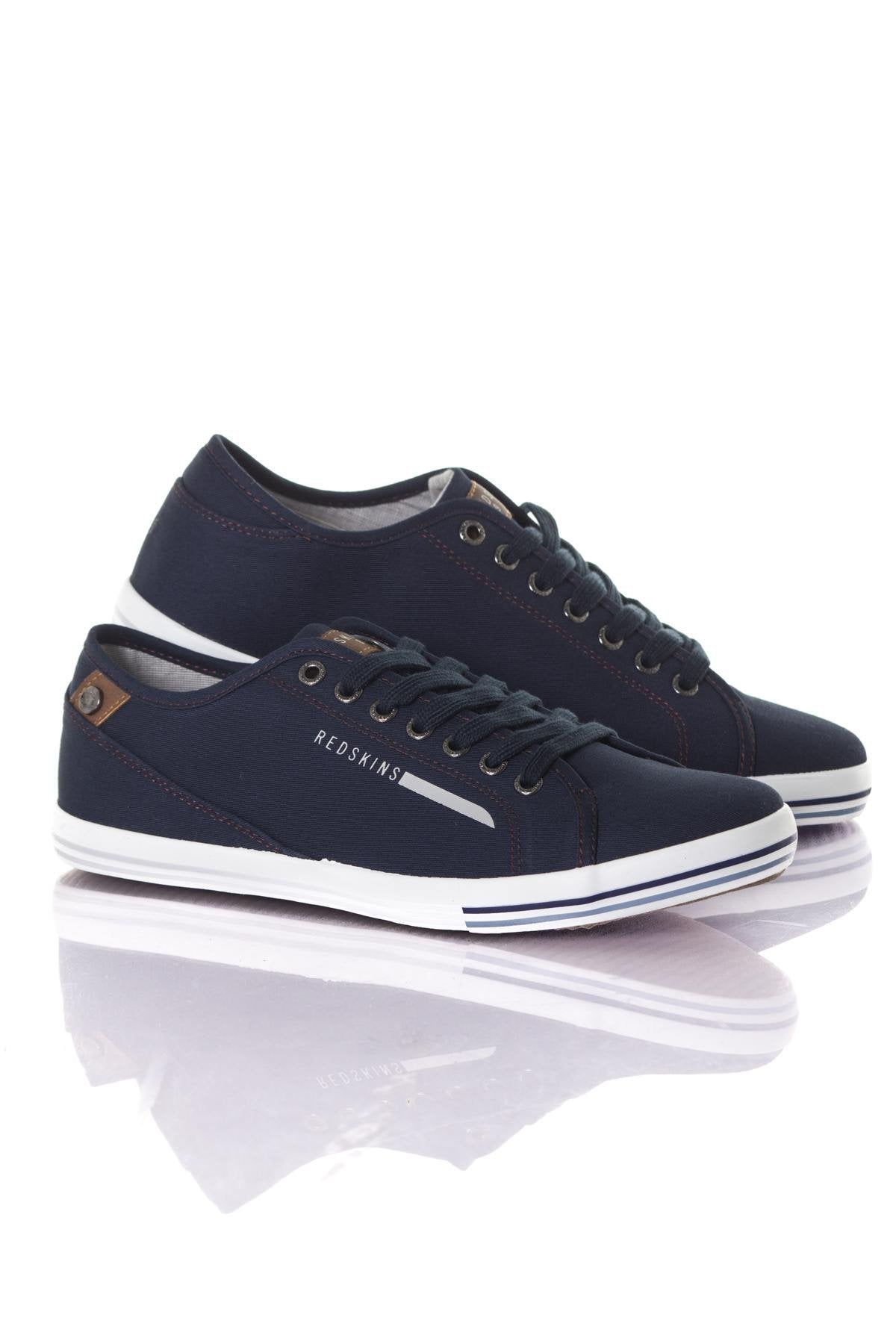 Navy canvas sneakers - Image n°1