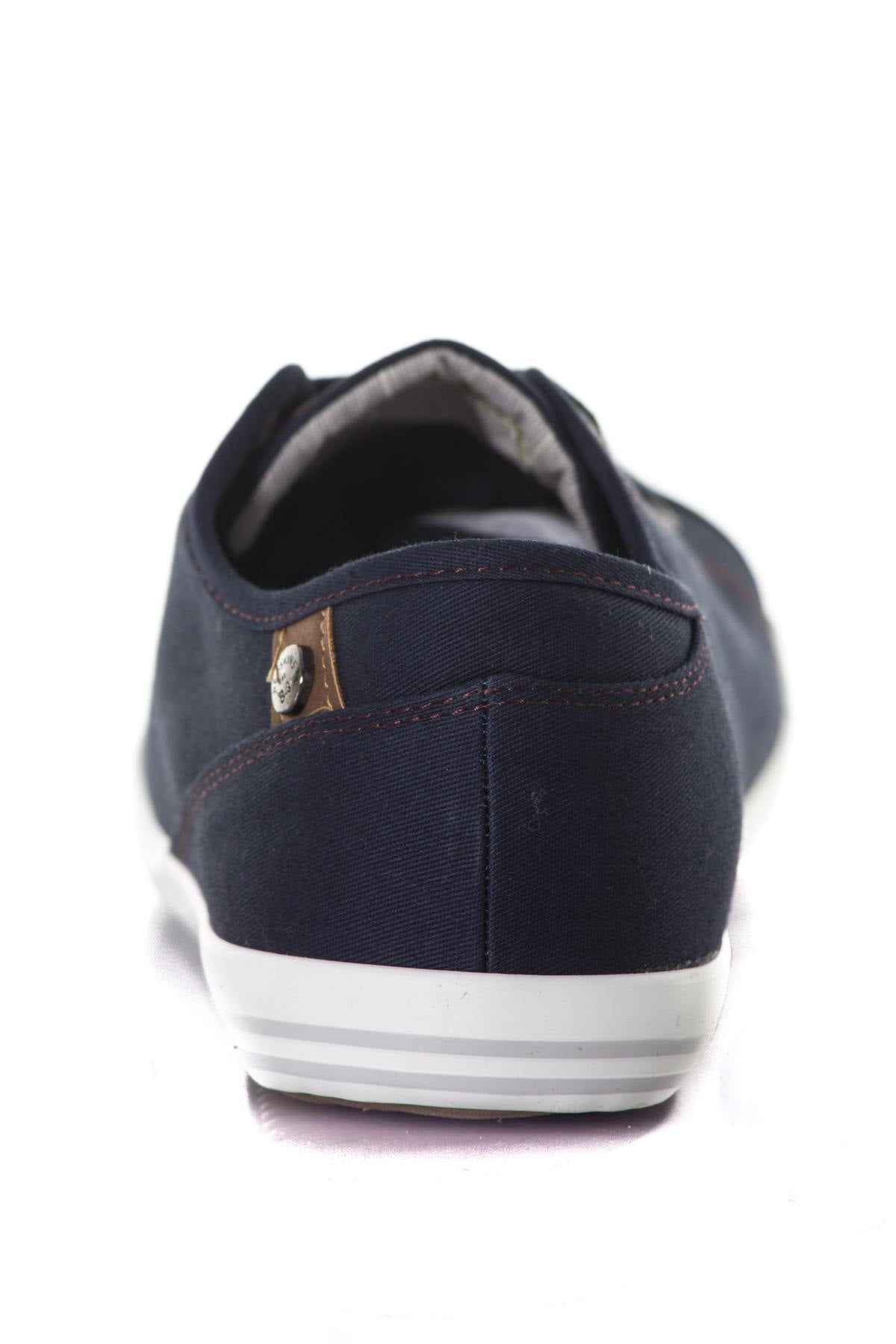 Navy canvas sneakers - Image n°6