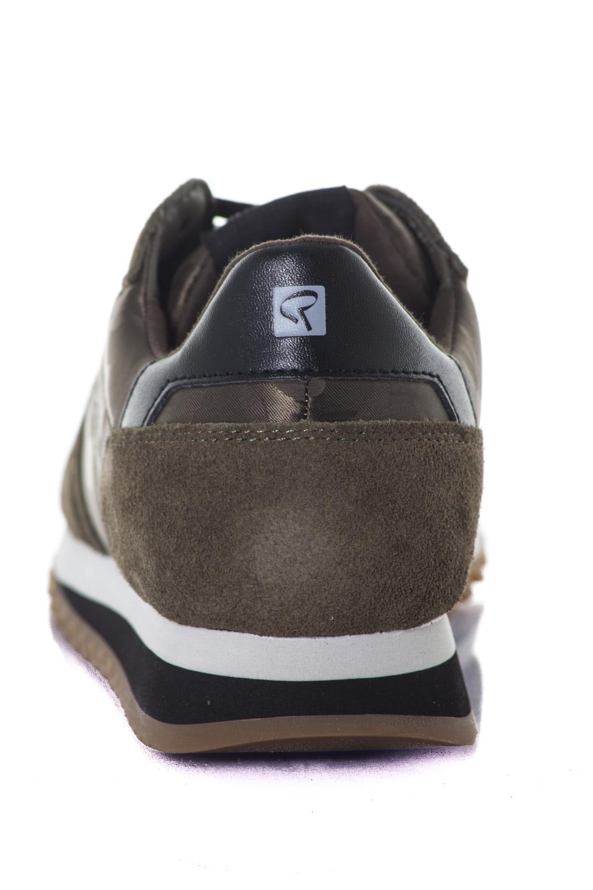  Black khaki canvas sneakers - Image n°6