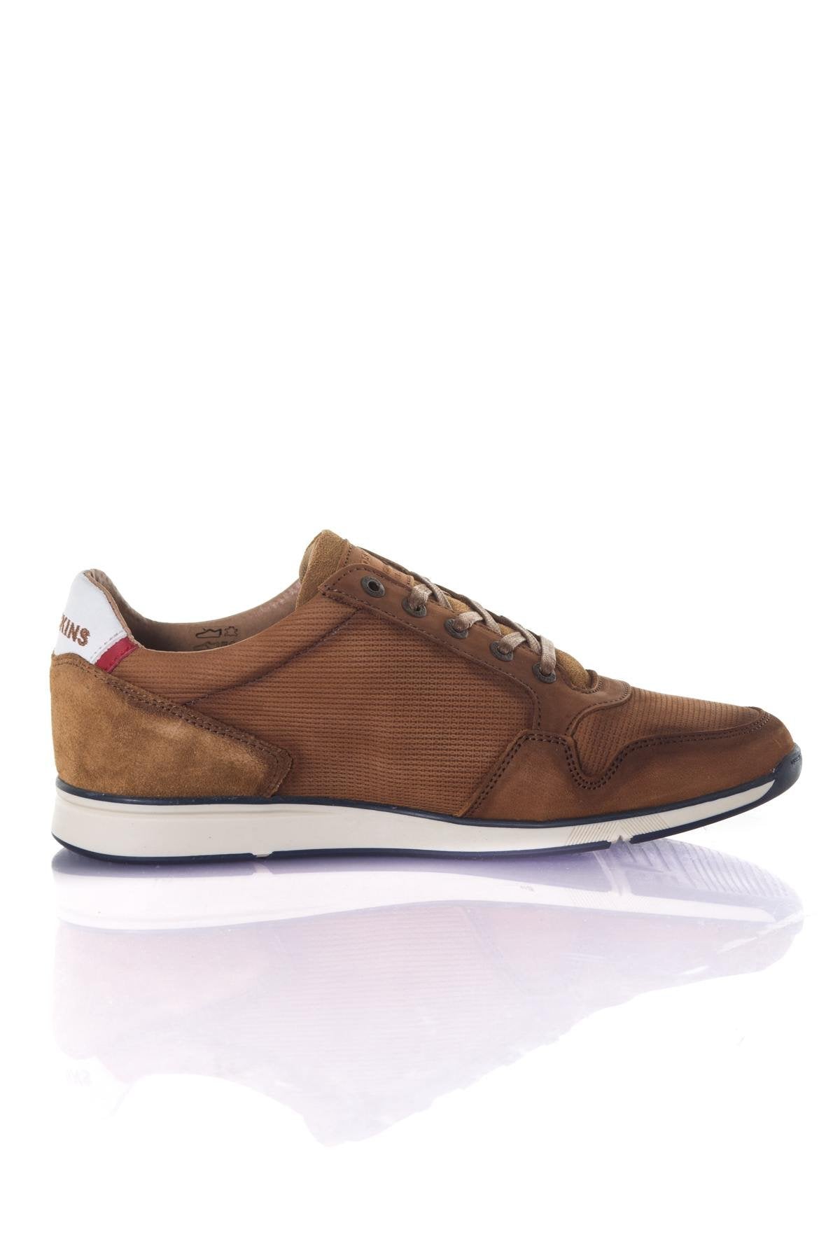  Brown leather sneakers - Image n°2