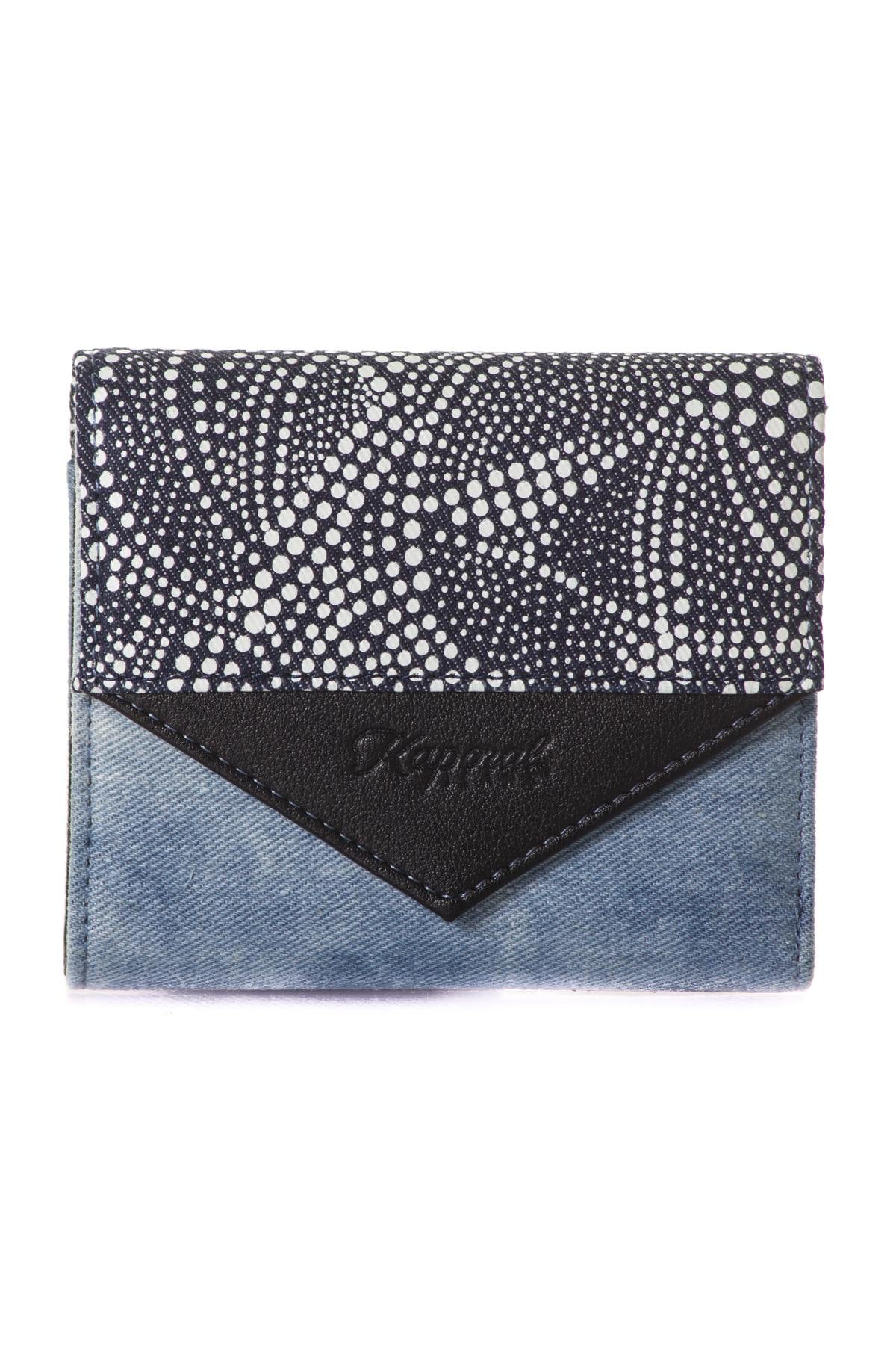 Blue women's wallet - Image n°1