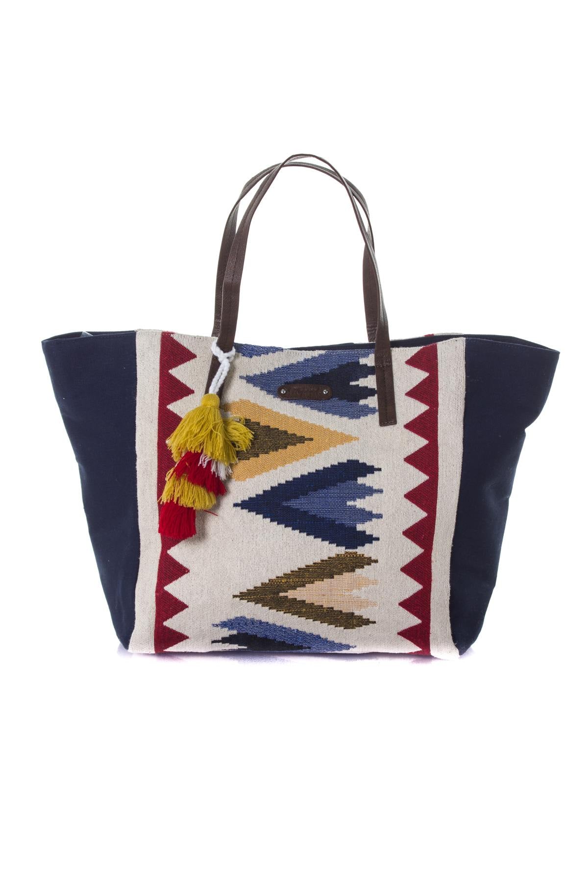 Colorful women's cotton bag - Image n°1