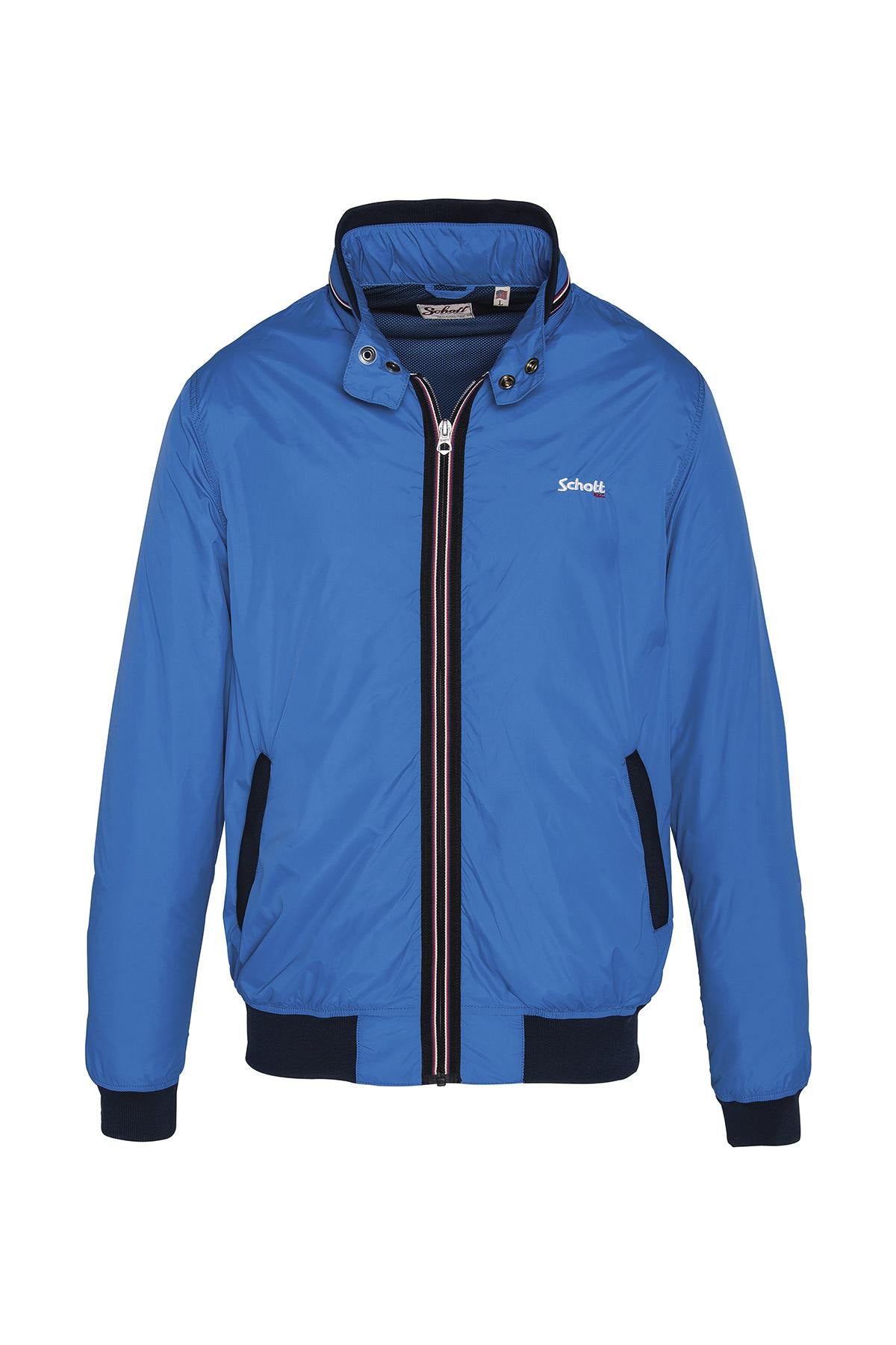 Men's mid-season light blue jacket - Image n°7