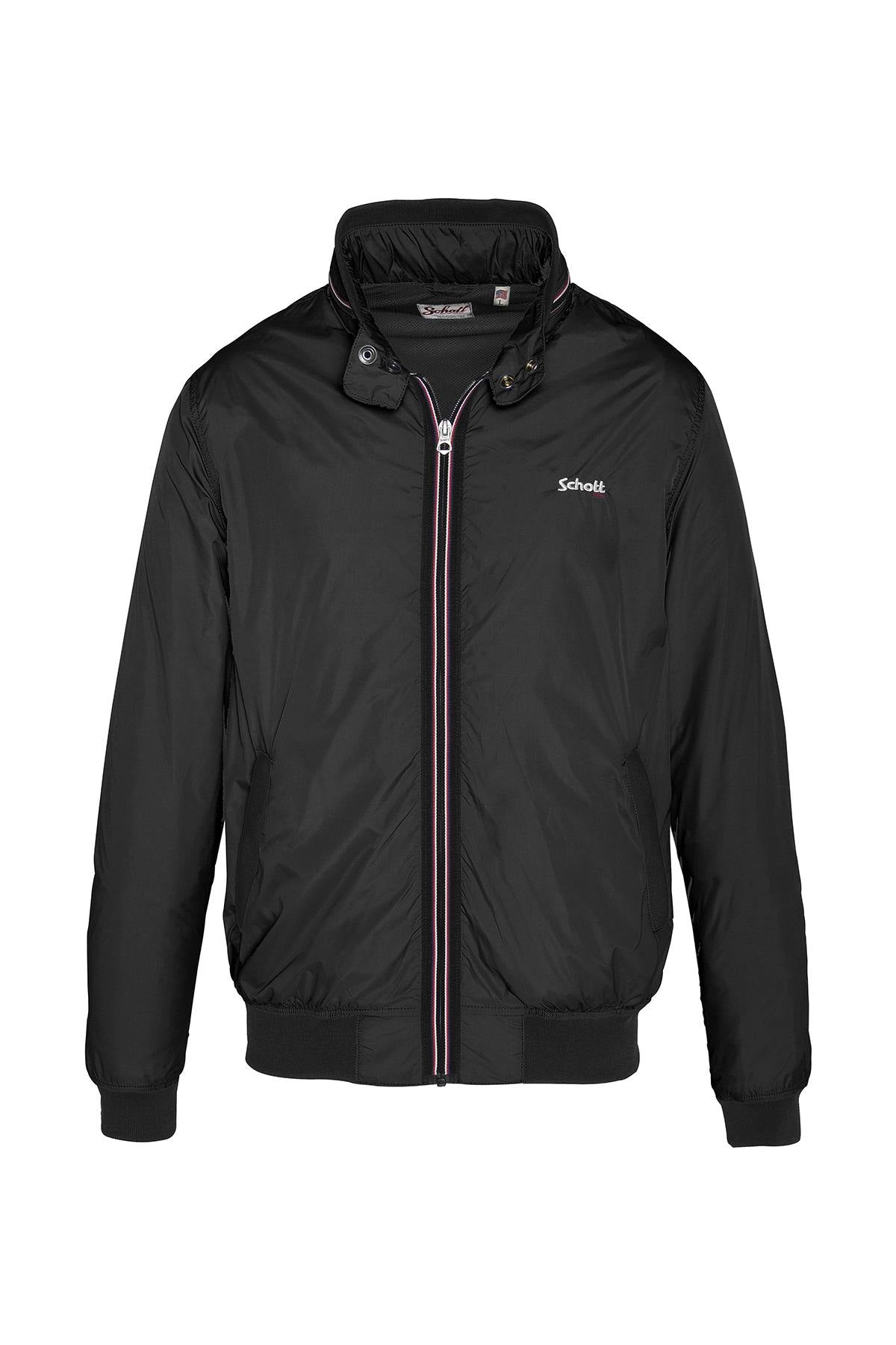 Men's black windbreaker jacket - Image n°7