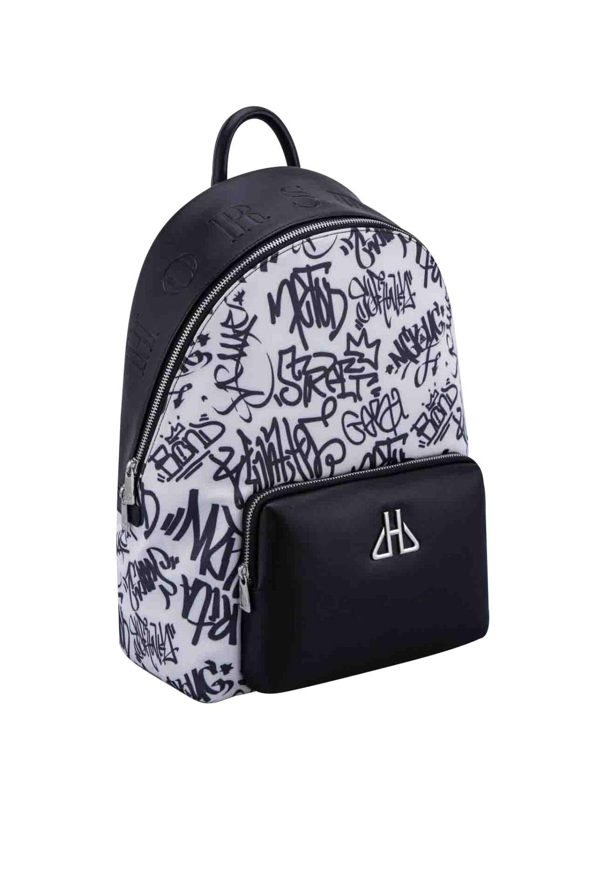 Black and white graffiti bag - Image n°1