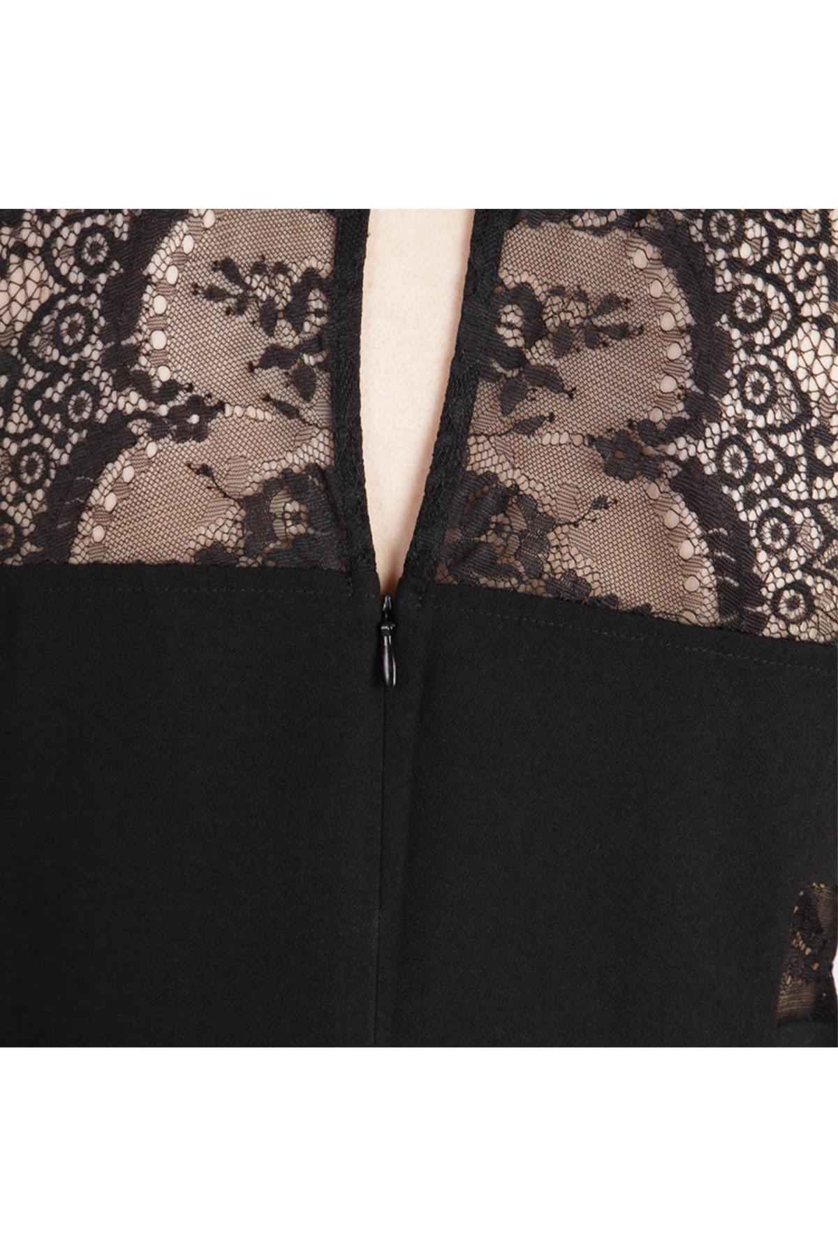 Black lace jumpsuit - Image n°5