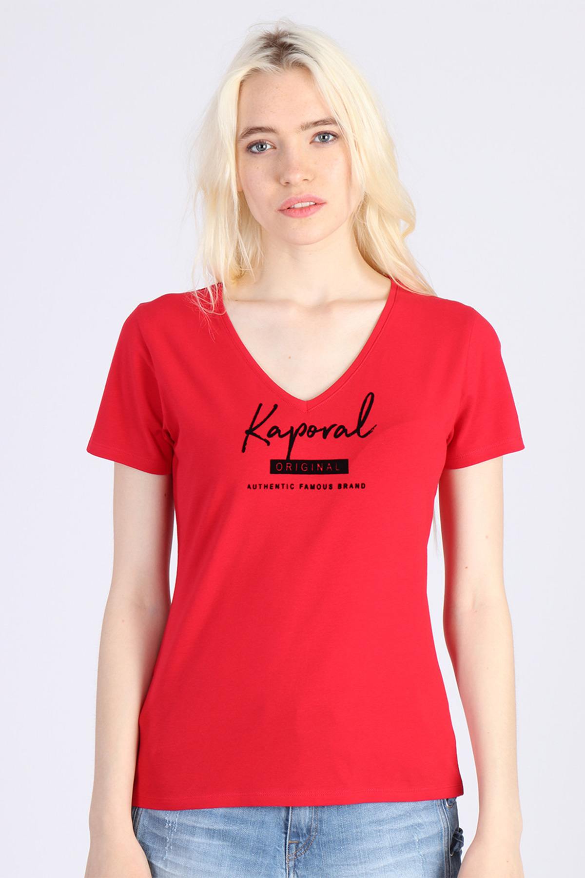 Women's red t-shirt - Image n°1