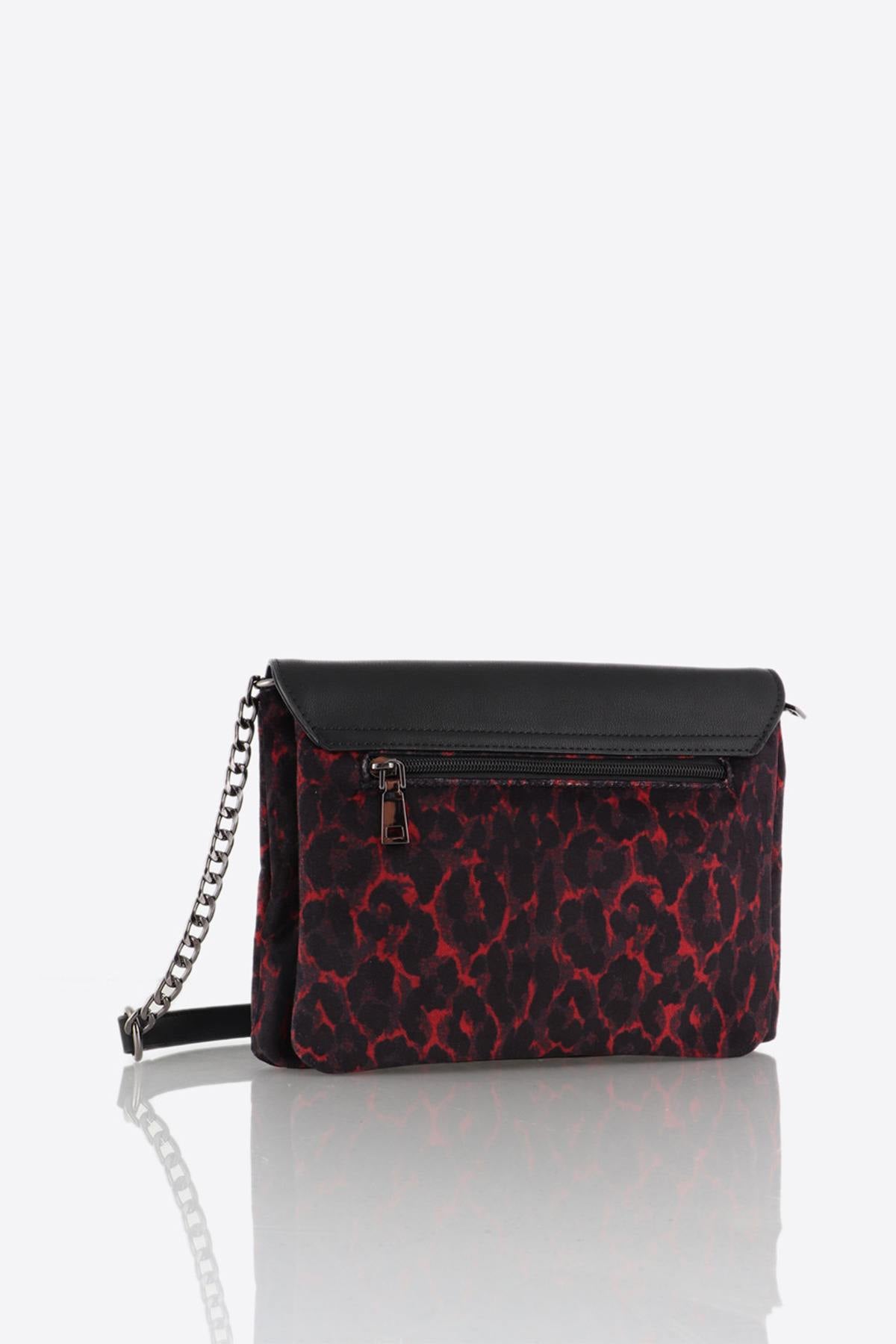 Black and red women's bag - Image n°6