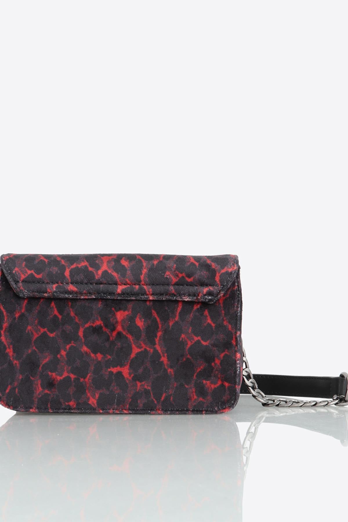 Black and red printed bag - Image n°2