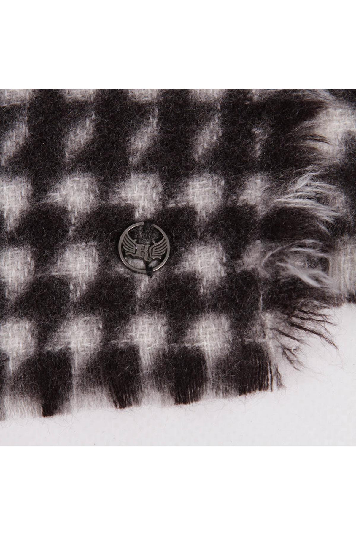 Black and white women's scarf - Image n°5